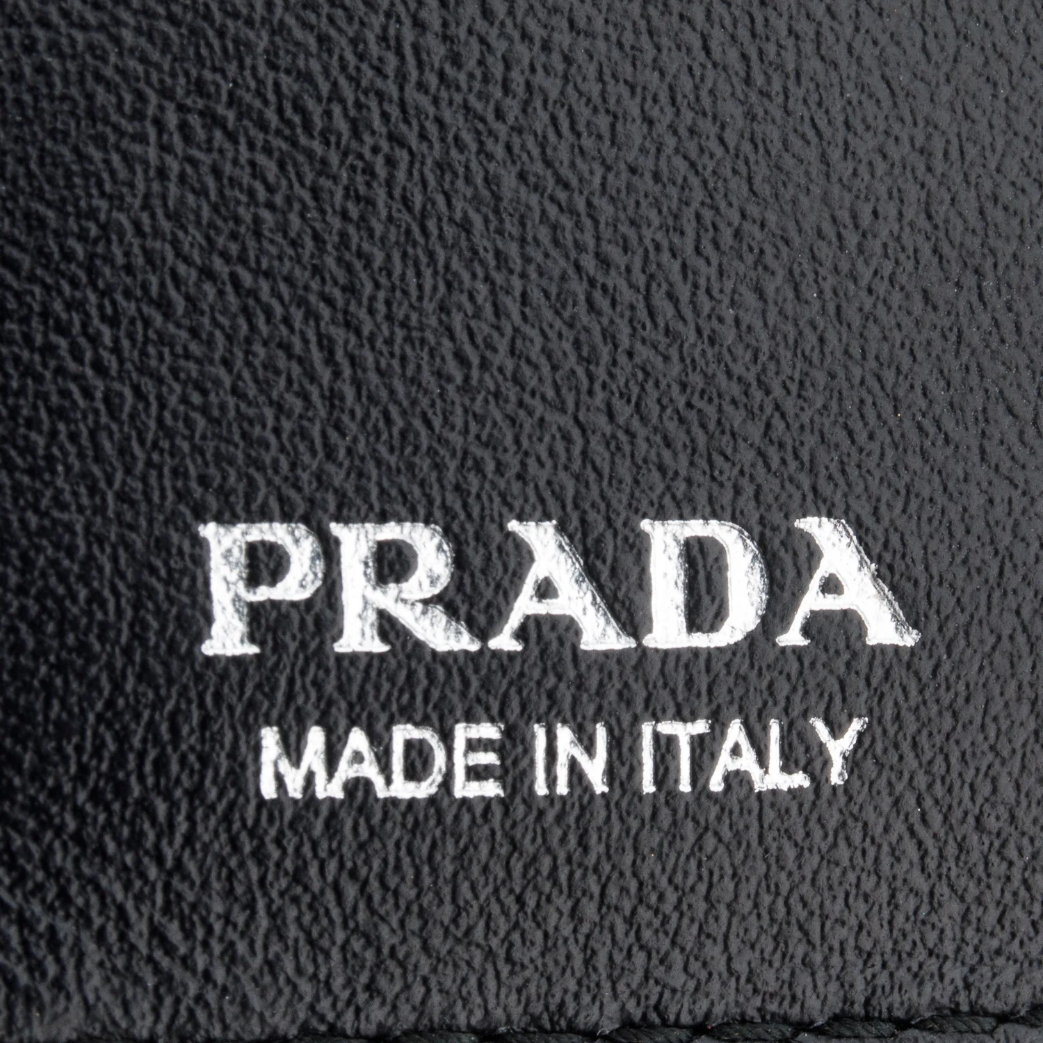 Prada Black Vitello Daino Compact Wallet - Image 6