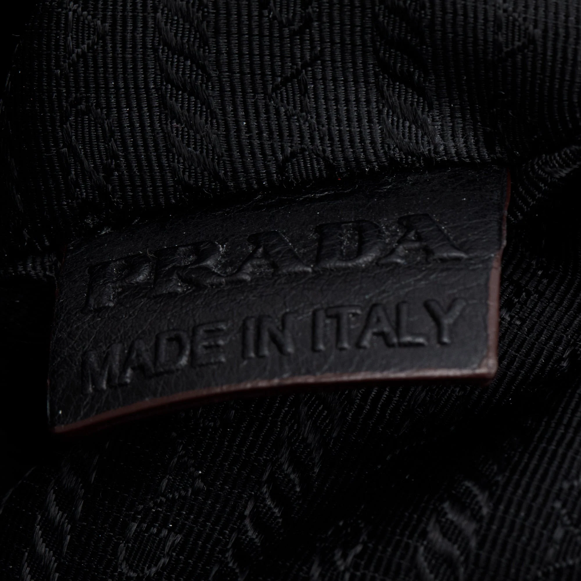 Prada Black Vitello Daino Medium Logo Hobo Bag - Image 9