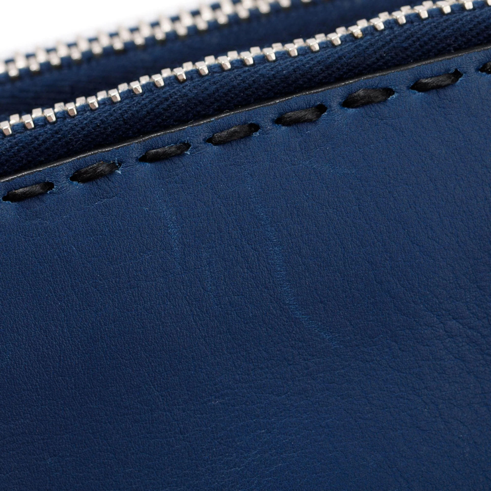 Prada Blue City Calf Small Twin Pocket Tote w/ Strap - Image 13