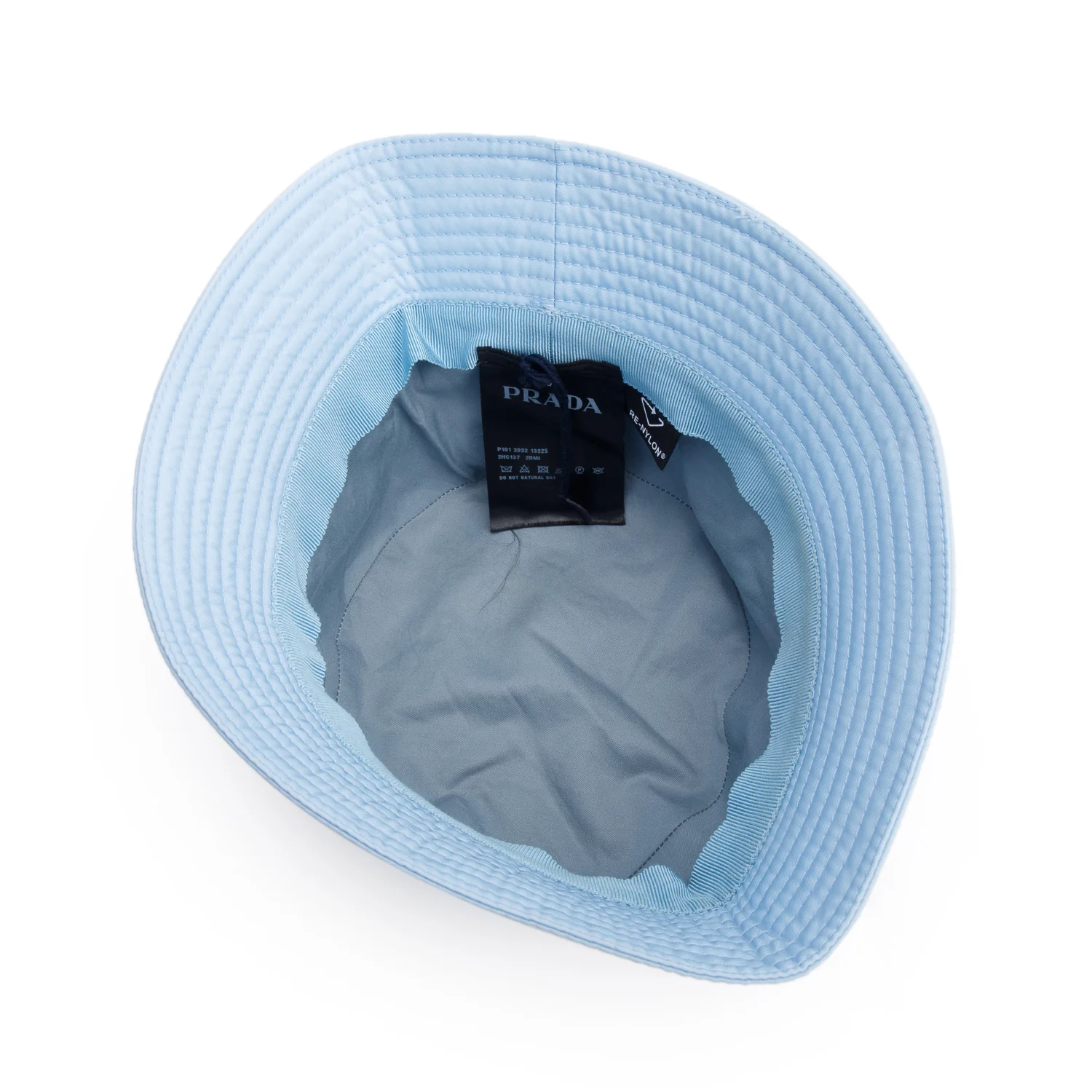 Prada Blue Re-Nylon Bucket Hat - Image 3