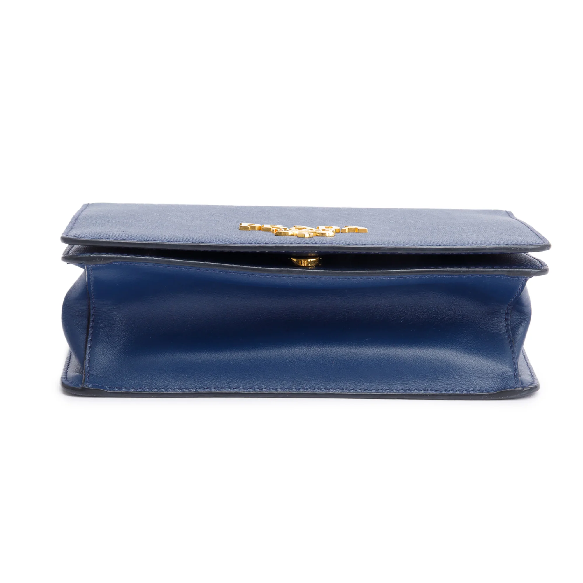 Prada Blue Saffiano Lux Chain Shoulder Bag - Image 7