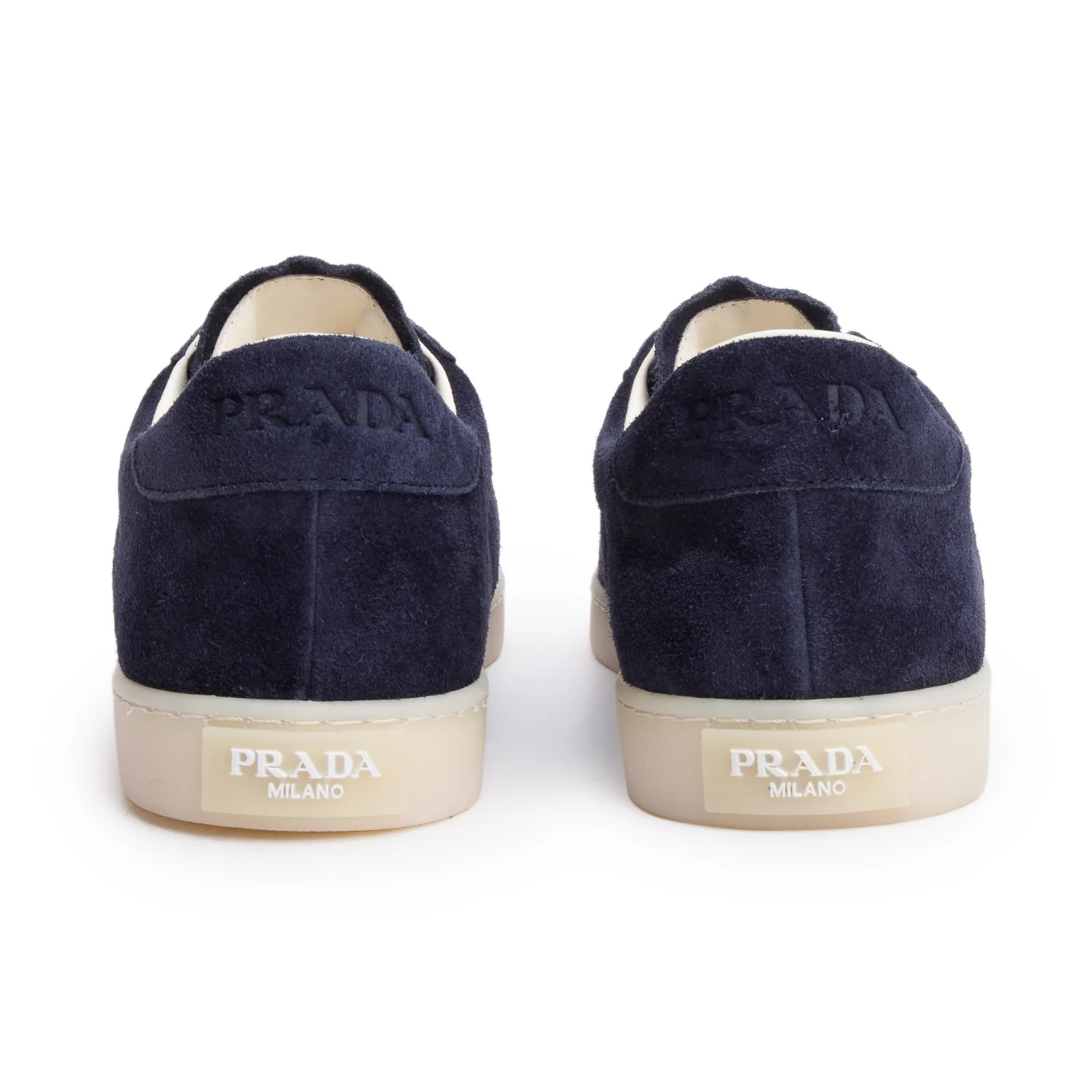 Prada Blue Suede Lane Sneakers, Men's Size 7 w/ Box - Image 5