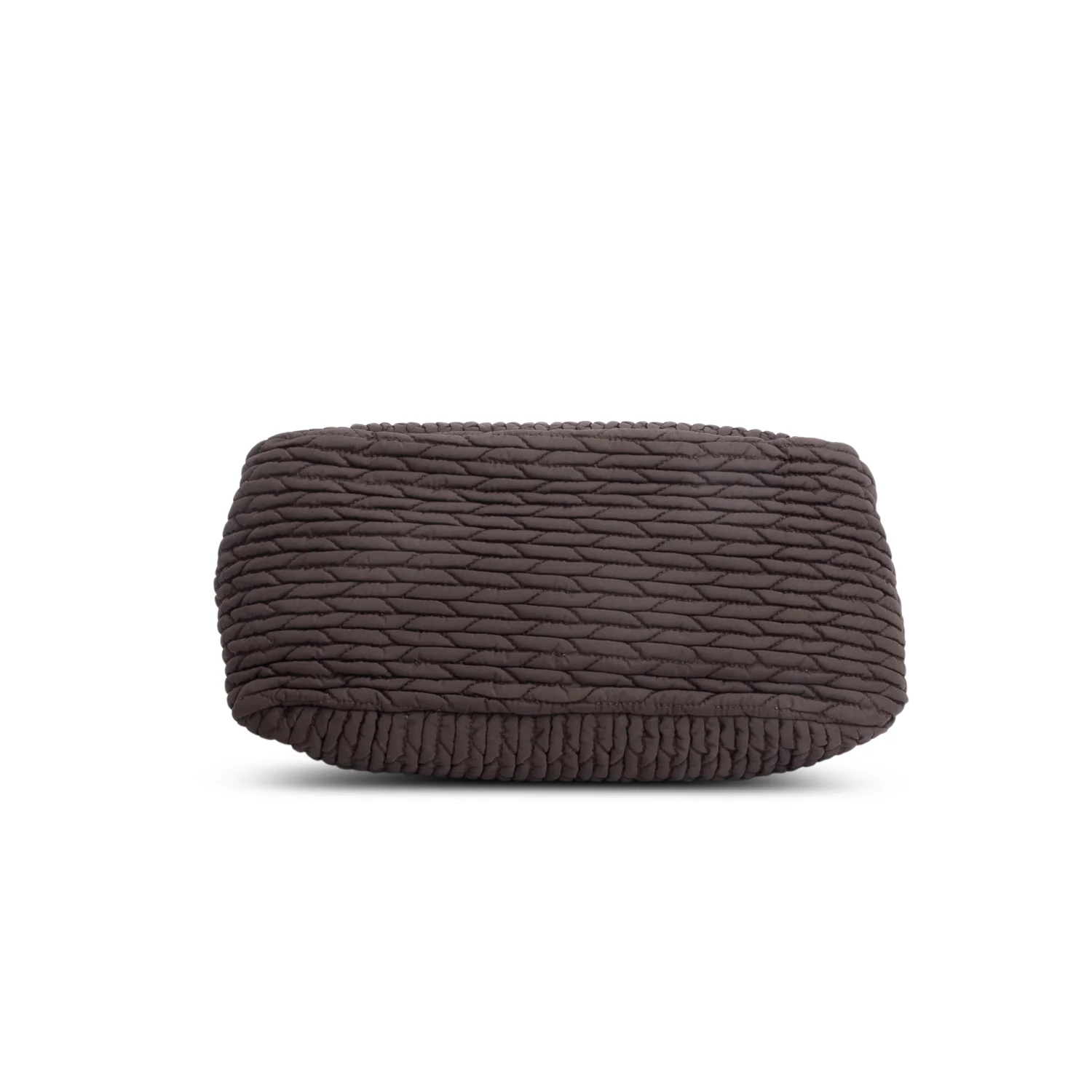 Prada Brown Tessuto Gaufre Nylon Chain Shoulder Bag - Image 7