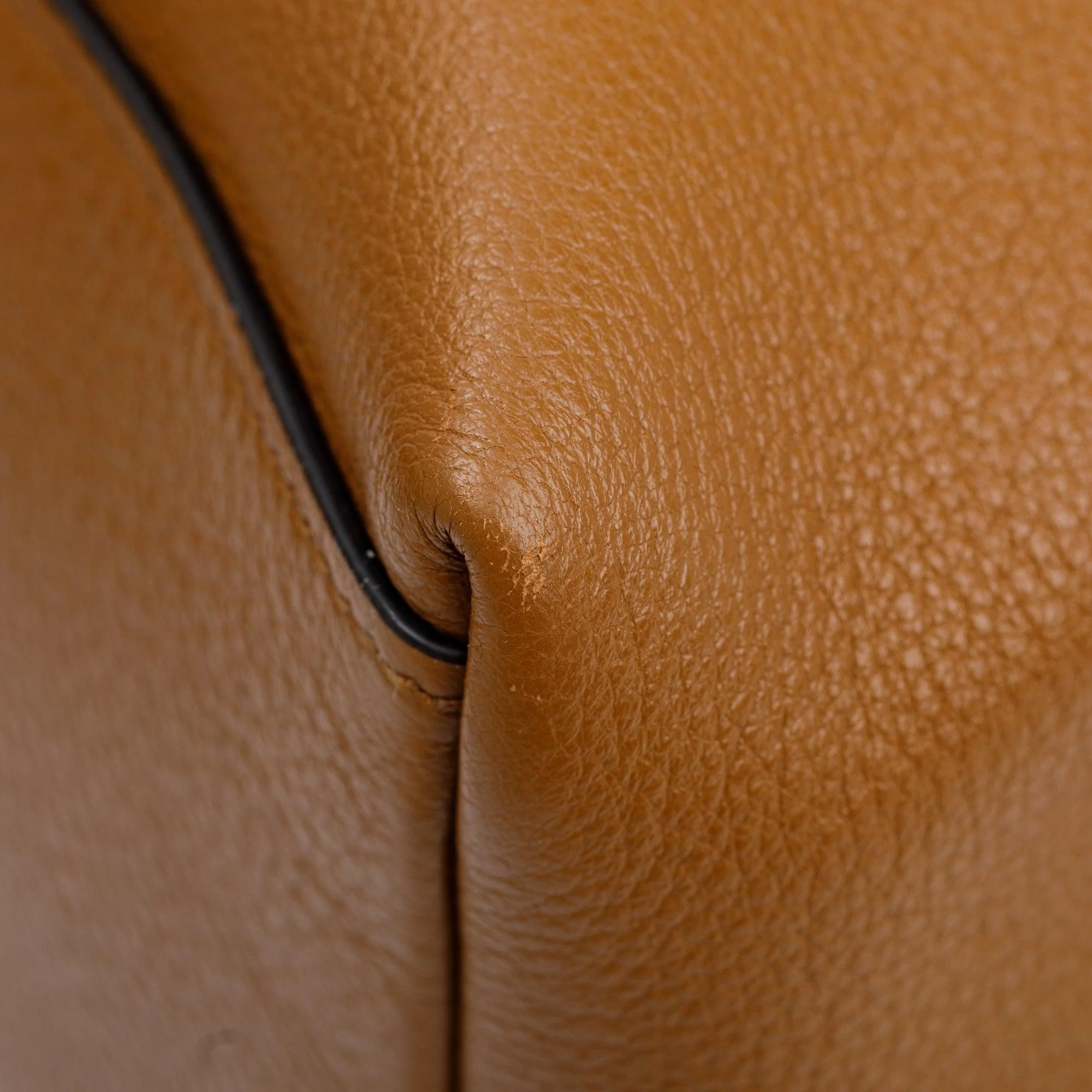 Prada Brown Vitello Daino Medium Logo Hobo Bag w/ Authenticity Card - Image 6
