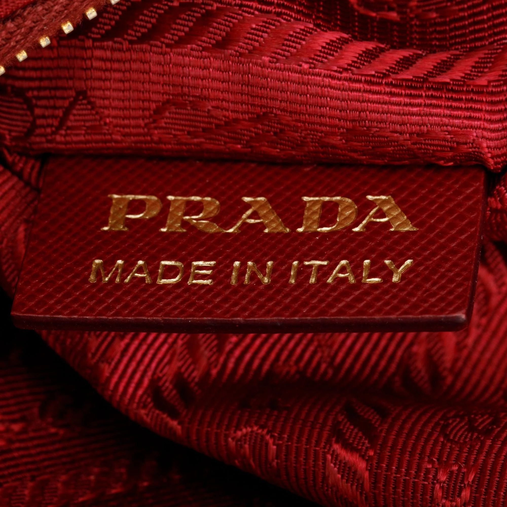 Prada Burgundy Saffiano-Trimmed Tessuto Nylon Crossbody Bag - Image 12