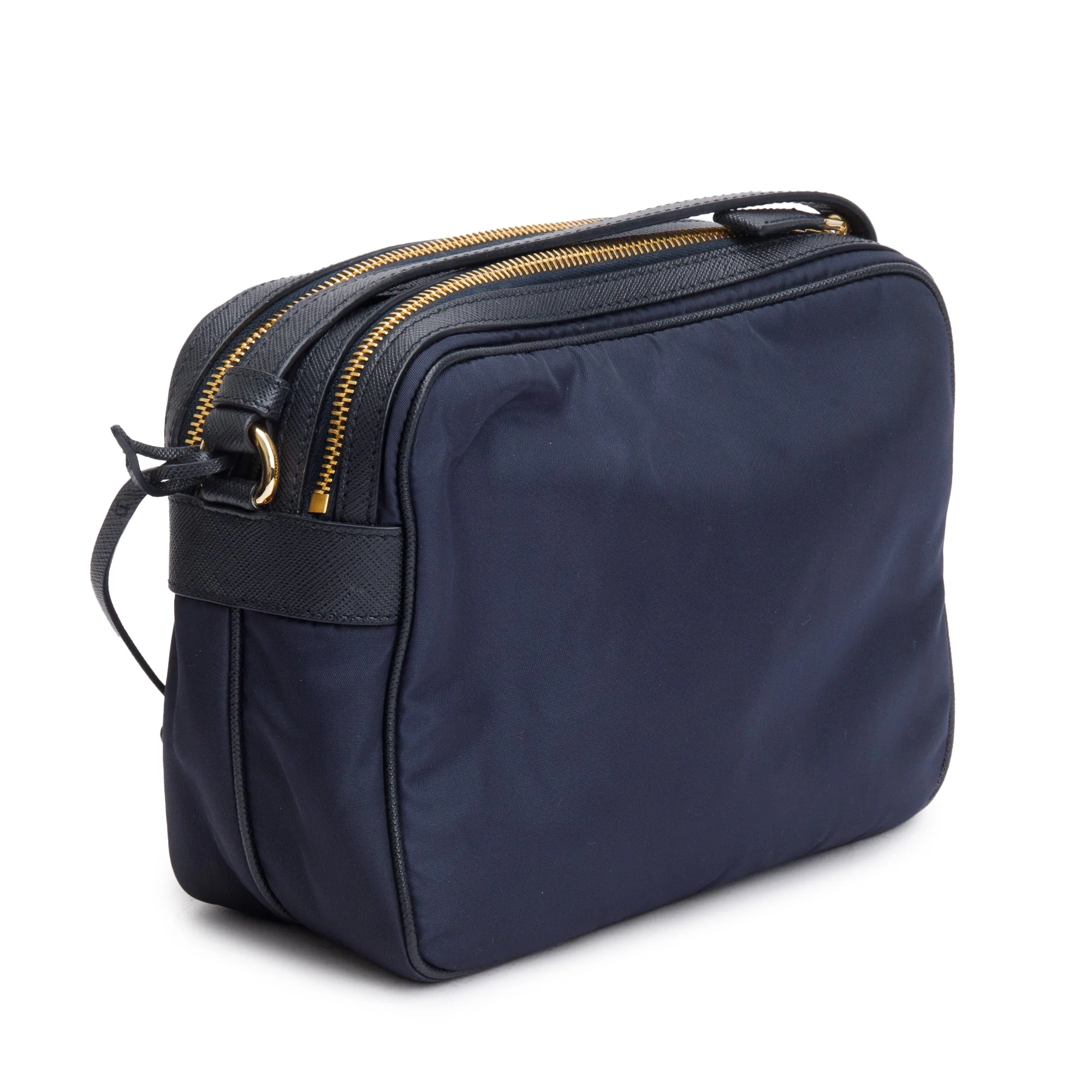 Prada Navy Nylon and Saffiano Leather Trim Re-Edition 1978 Mini Shoulder Bag - Image 6