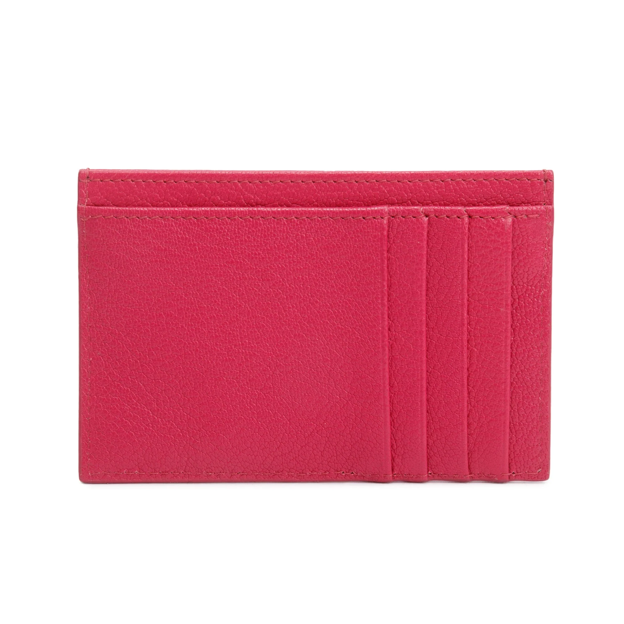 Prada Pink Calfskin Leather Card Holder - Image 3