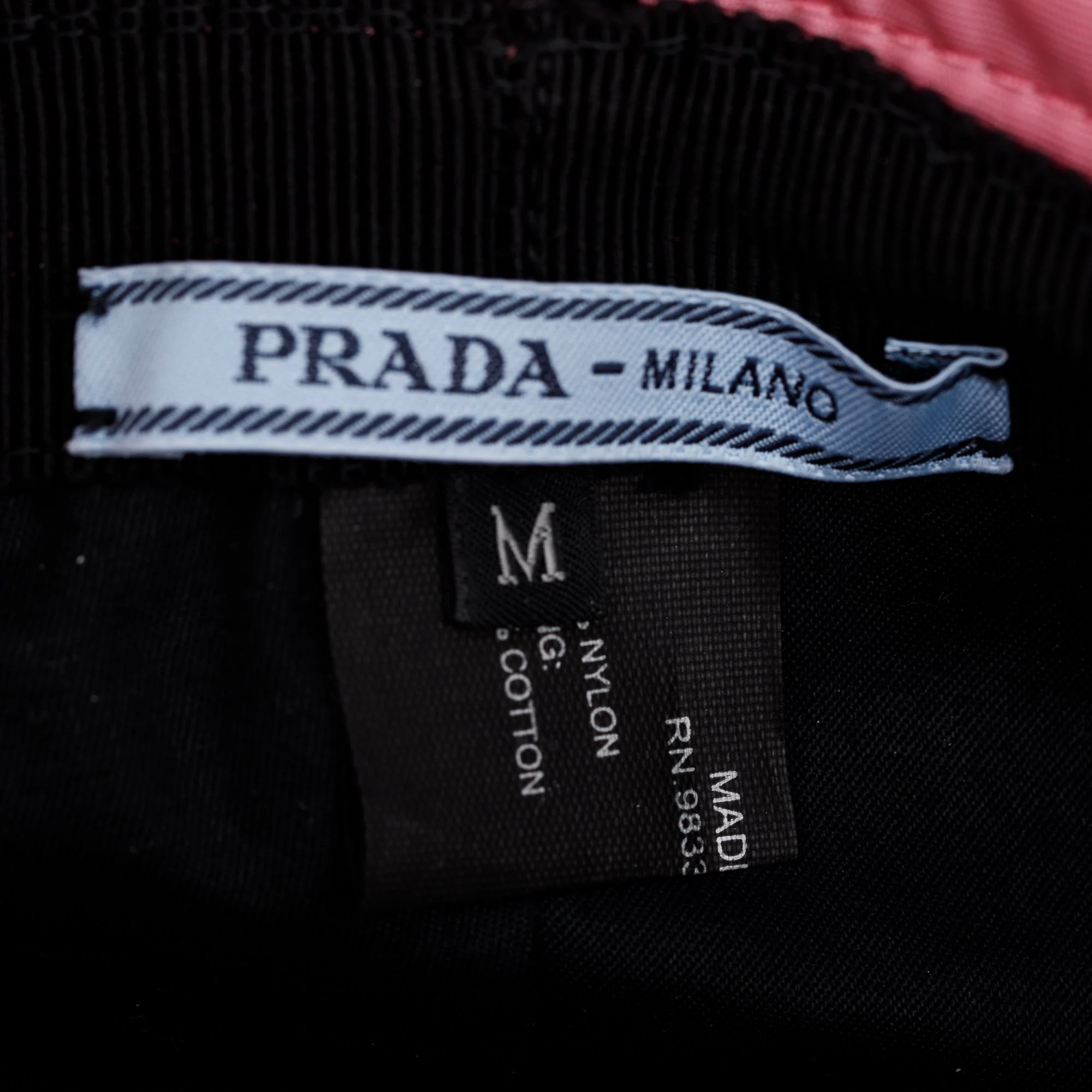 Prada Pink Re-Nylon Bucket Hat w/ Box - Image 5
