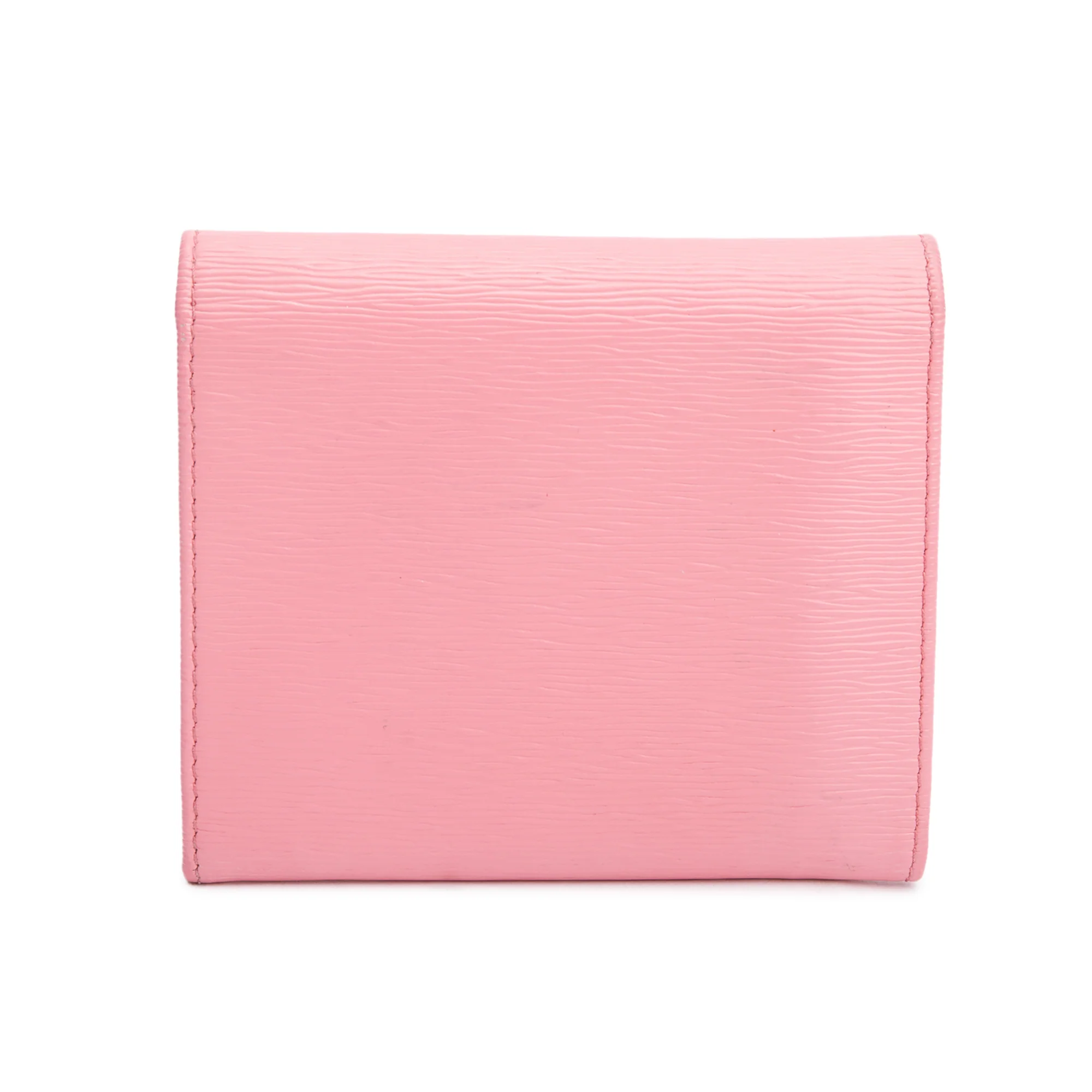 Prada Pink Saffiano Leather Continental Wallet - Image 9