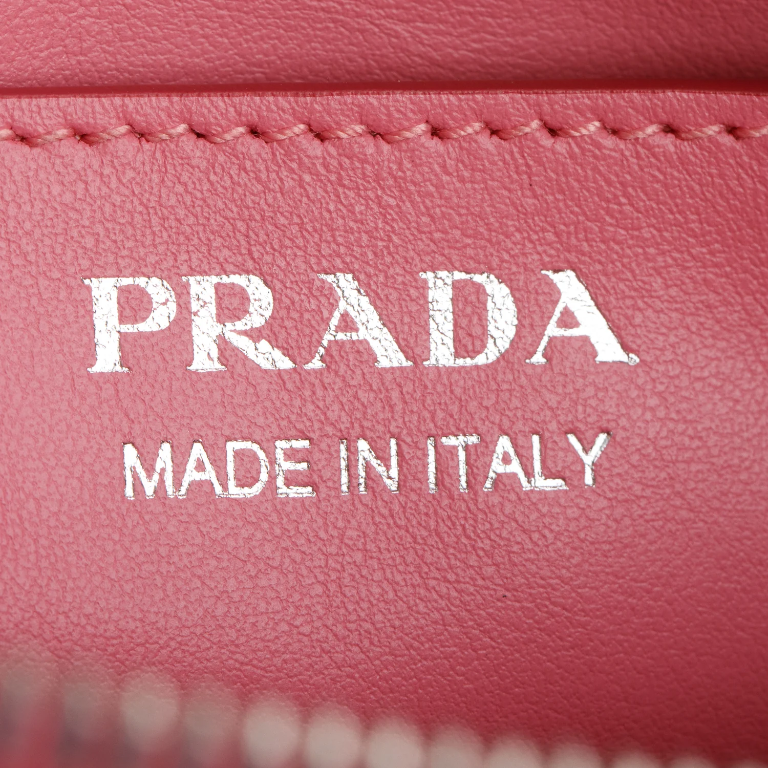 Prada Pink Soft Calfskin Diagramme Camera Bag - Image 8