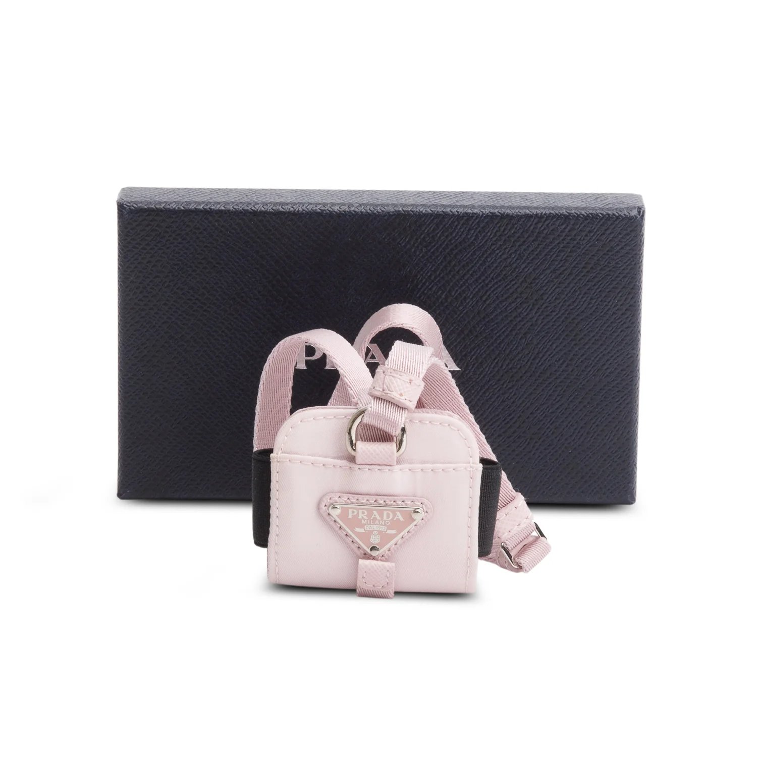 Prada Pink Tessuto Nylon Airpod Case w/ Box - Image 3