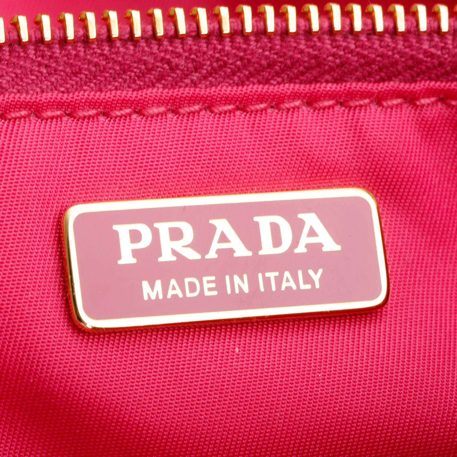 Prada Pink Tessuto Nylon Flap Chain Shoulder Bag - Image 7