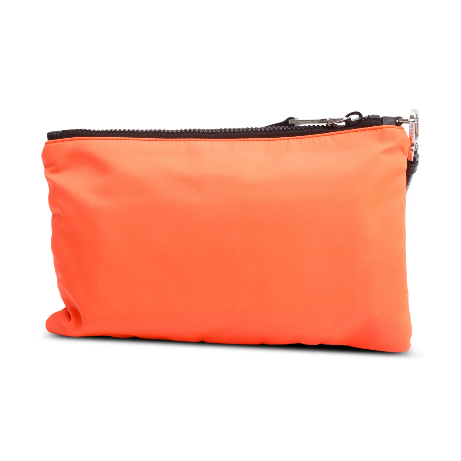 Prada Sport Orange Tessuto Nylon Wristlet Clutch - Image 3