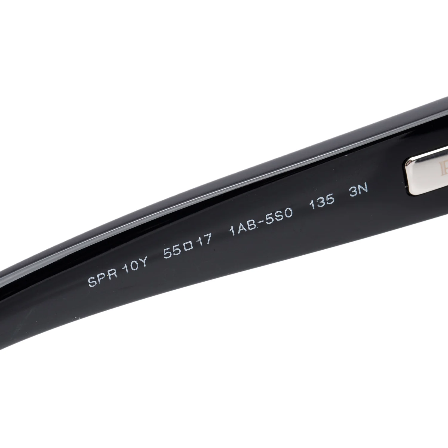 Prada SPR 10Y Black Acetate Square Sunglasses w/ Box & Case - Image 4