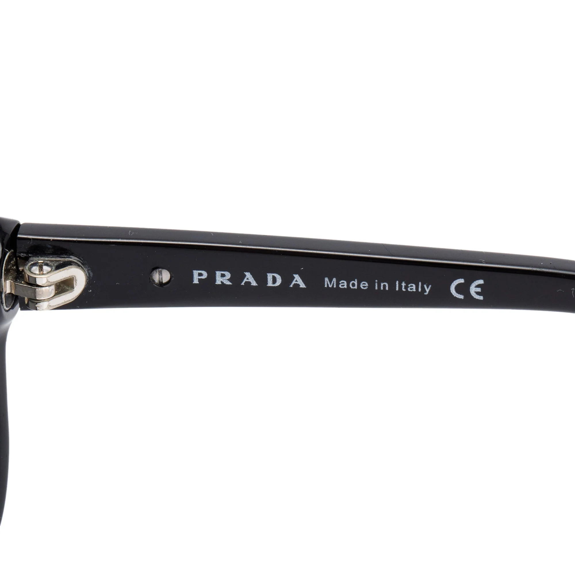 Prada SPR 21I  Black Acetate Conceptual Sunglasses w/ Case - Image 5