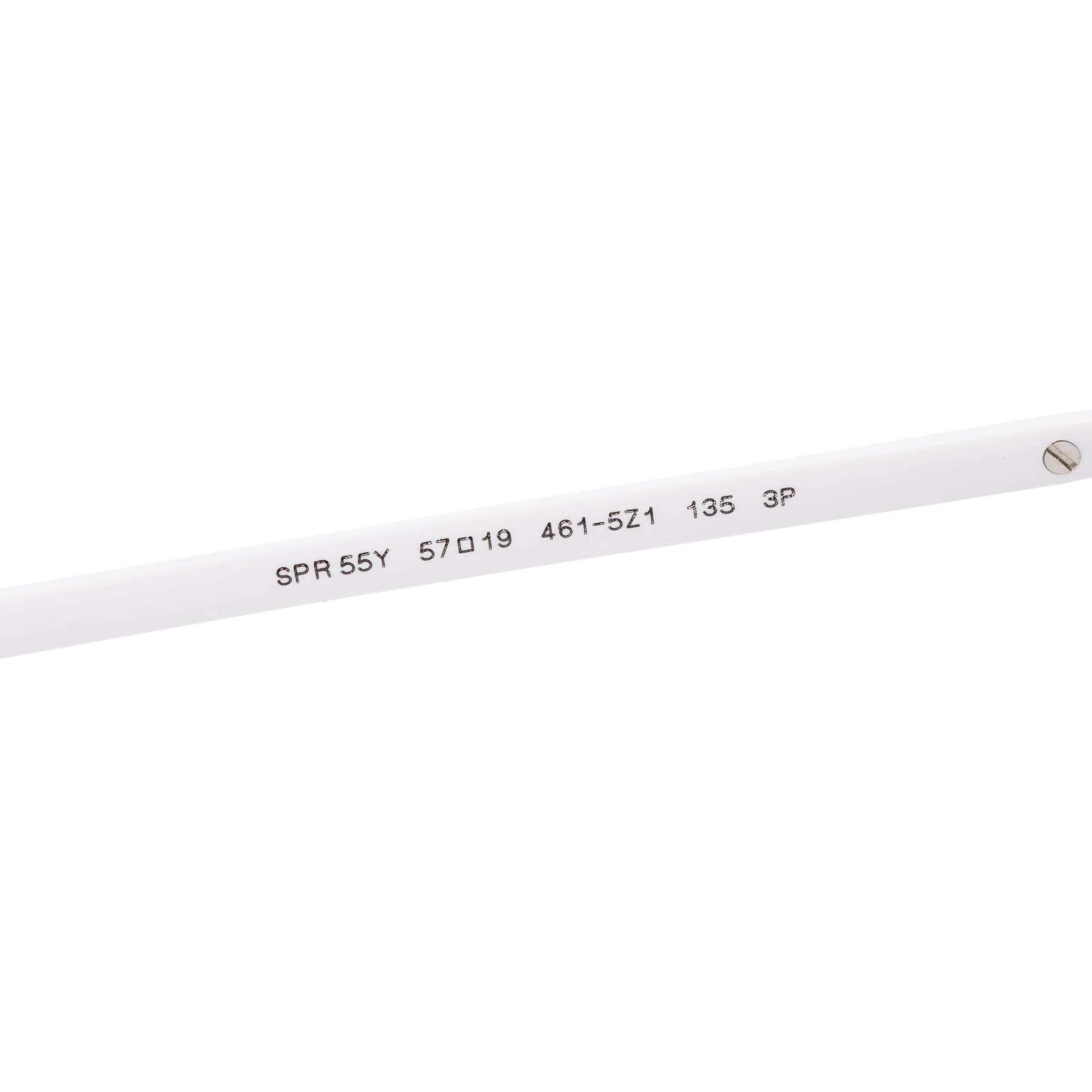 Prada SPR 55Y White Acetate Logo Square Sunglasses - Image 4