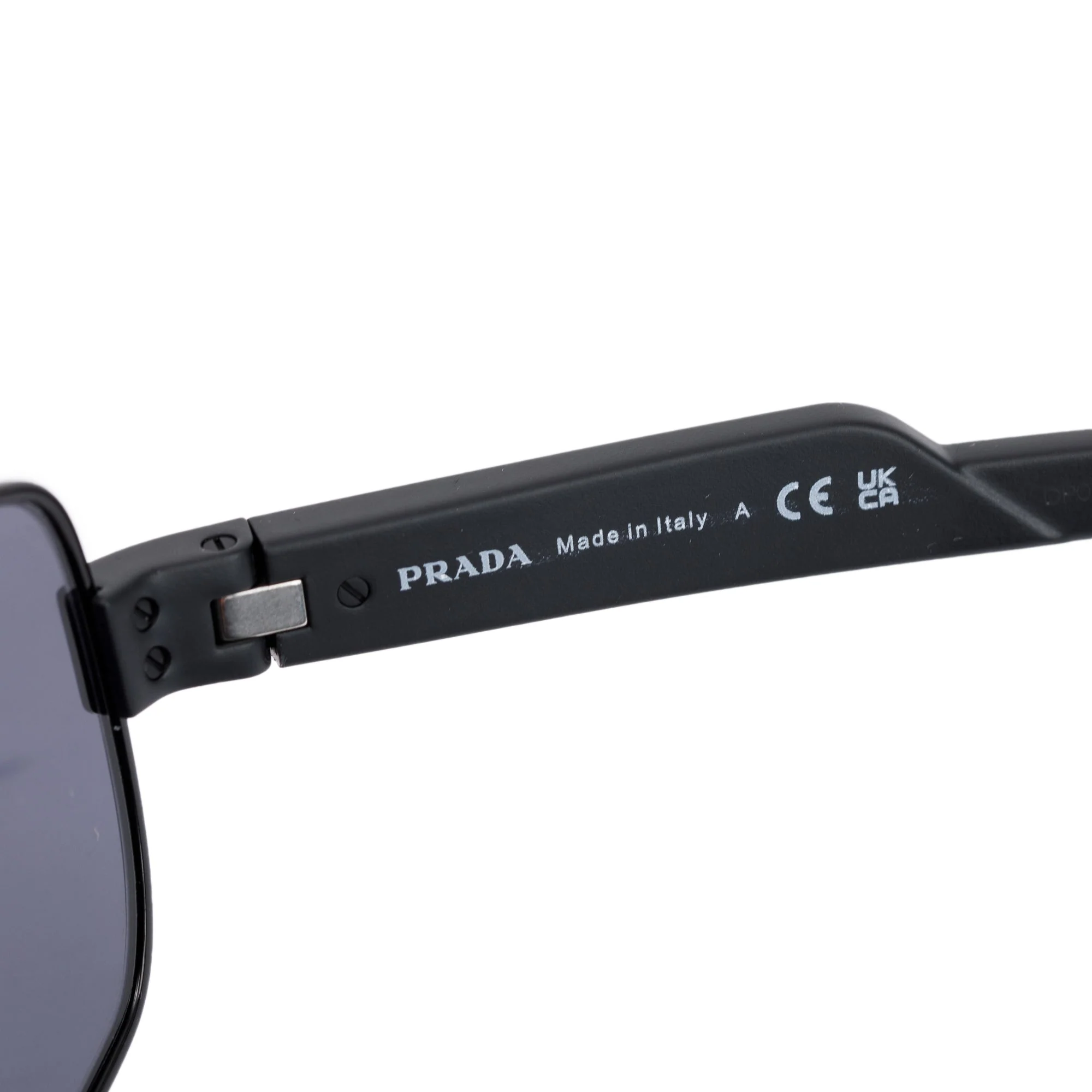 Prada SPS54Y Black Linea Rossa Sport Shield Sunglasses w/ Box & Case - Image 5