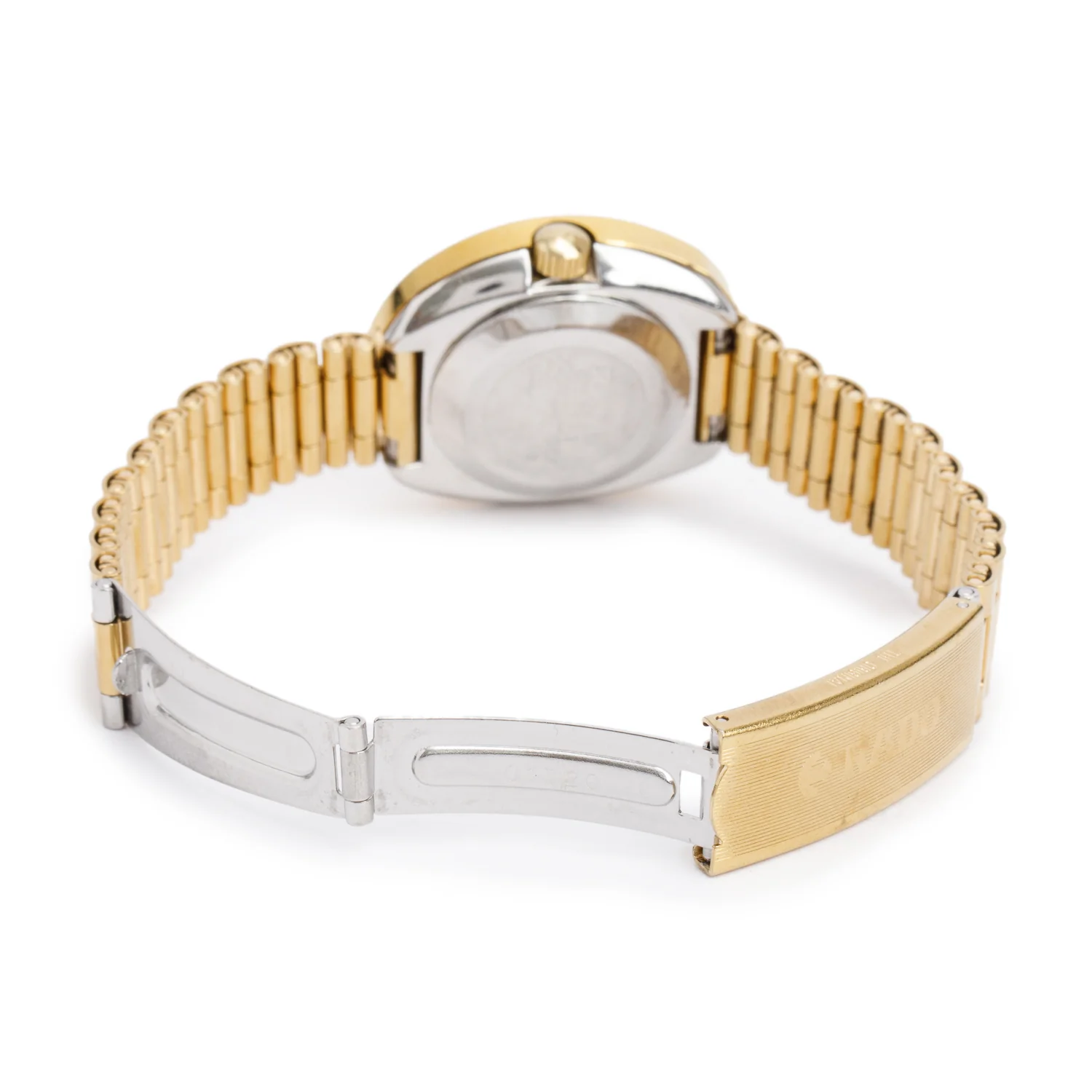 Rado Gold-Plated Stainless Steel Original DiaStar Quartz Watch Crystal Dial - Image 4