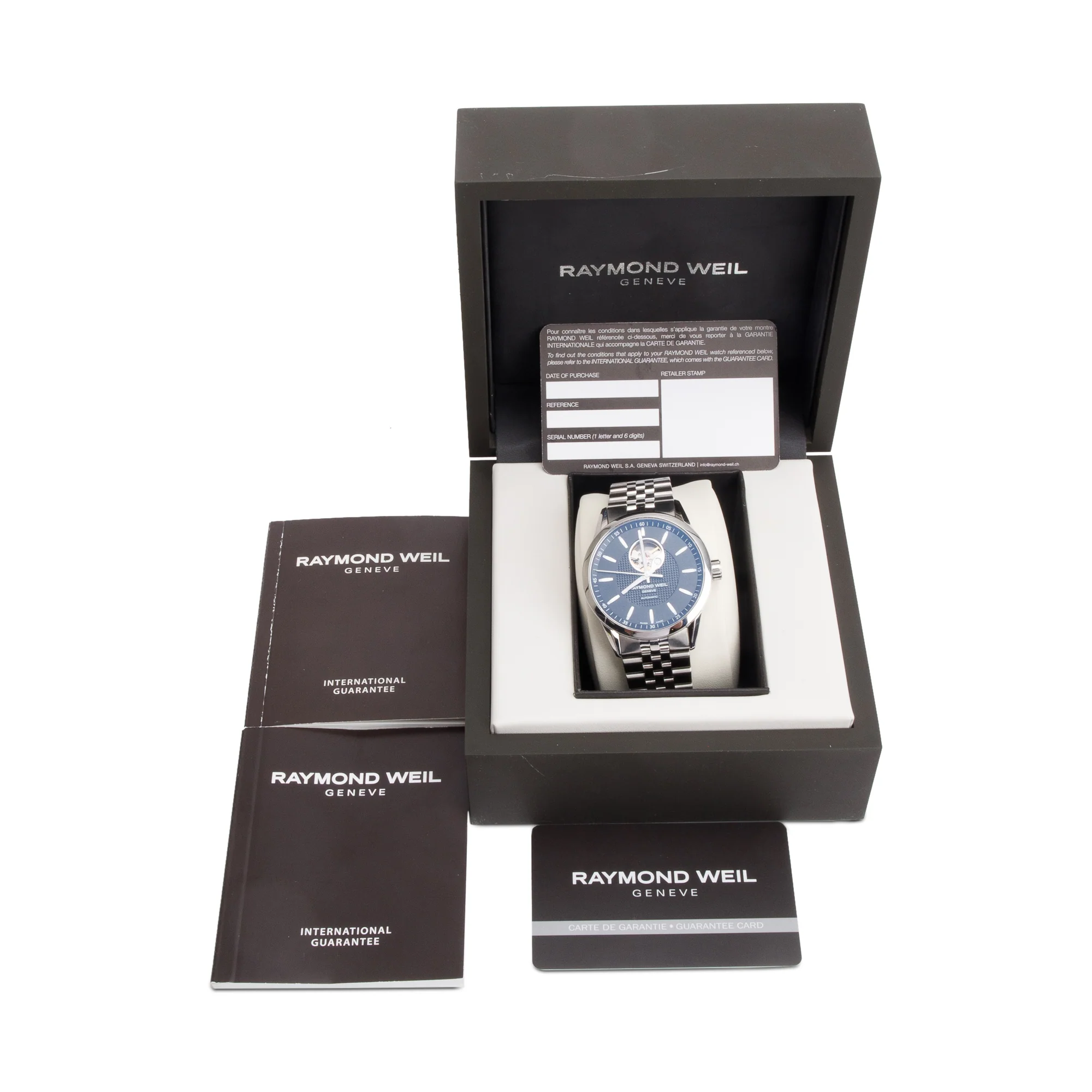 Raymond Weil Stainless Steel Freelancer 42 MM Automatic Watch w/ Box & Papers - Image 2