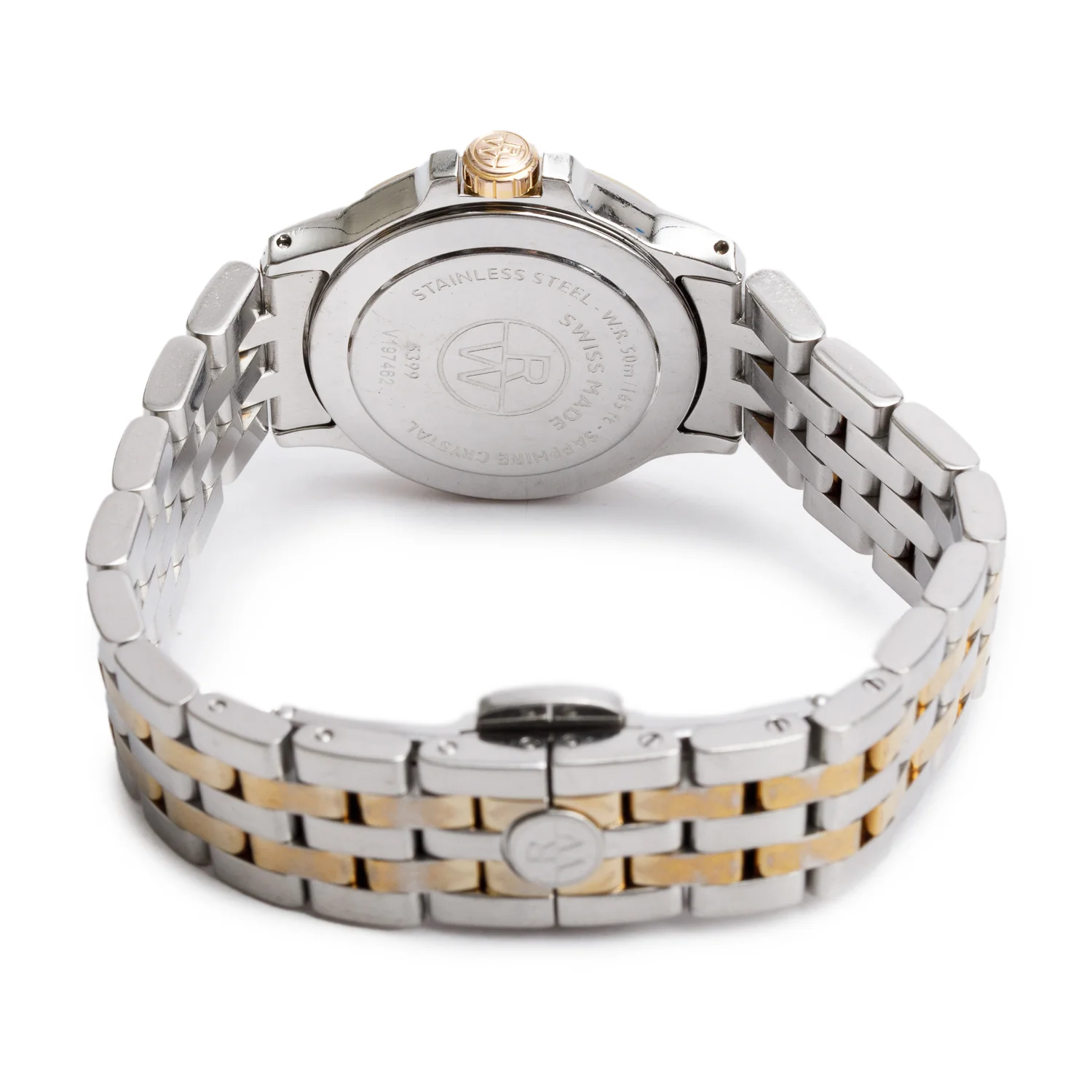 Raymond Weil Two-Tone Stainless Steel Tango 28 MM Watch White Diamond Dial 5399 - Image 3