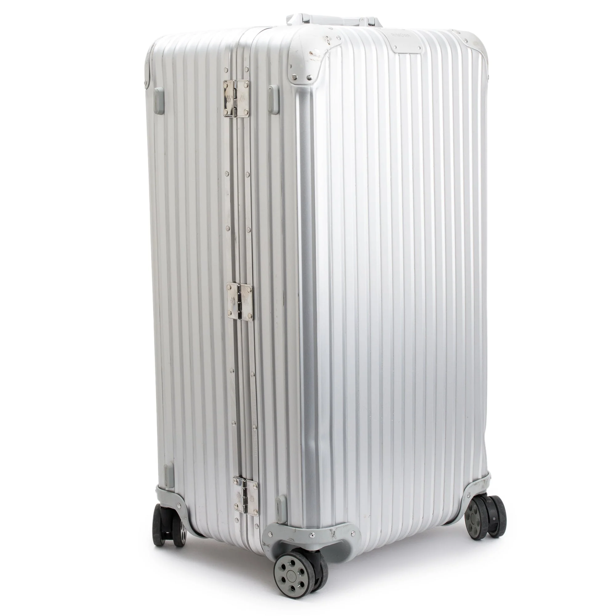RIMOWA Grey Original Aluminum Suitcase Multi-Wheel Check-In M Luggage - Image 2