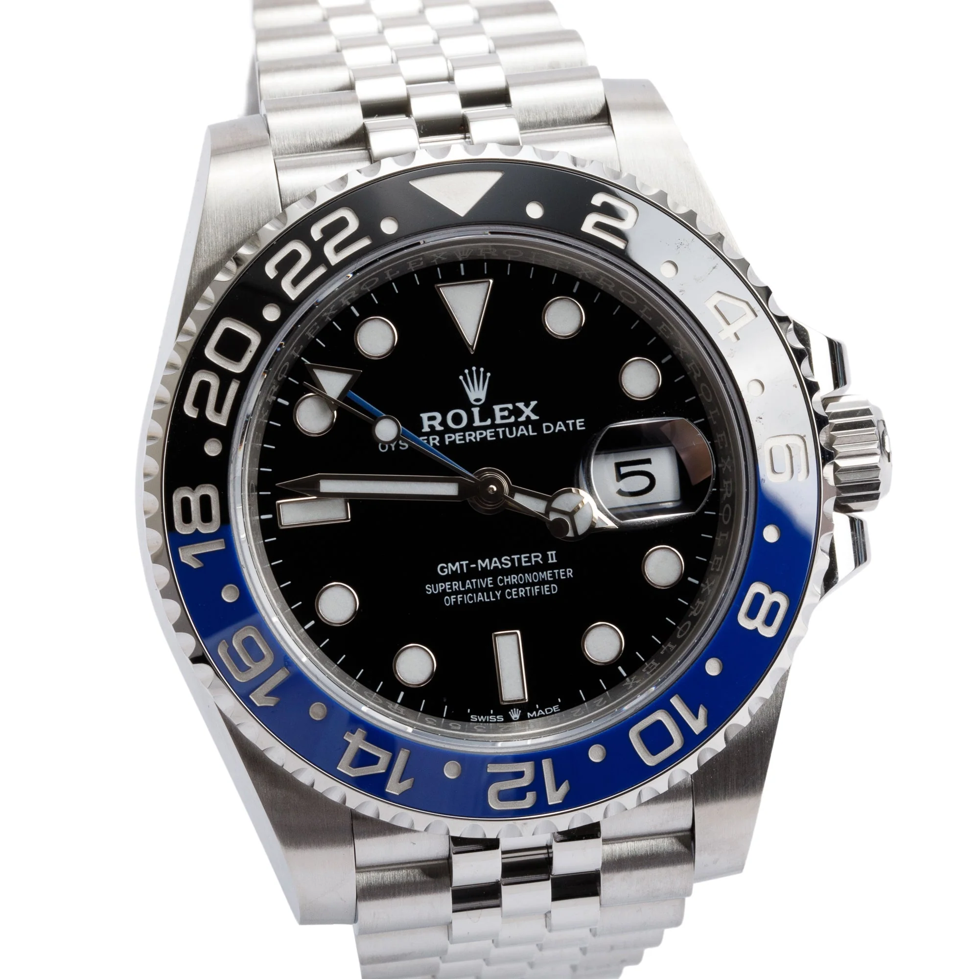 Rolex 2021 Stainless Steel GMT-Master II "Batgirl" 40 MM Watch 126710BLNR w/ Box & Papers - Image 3