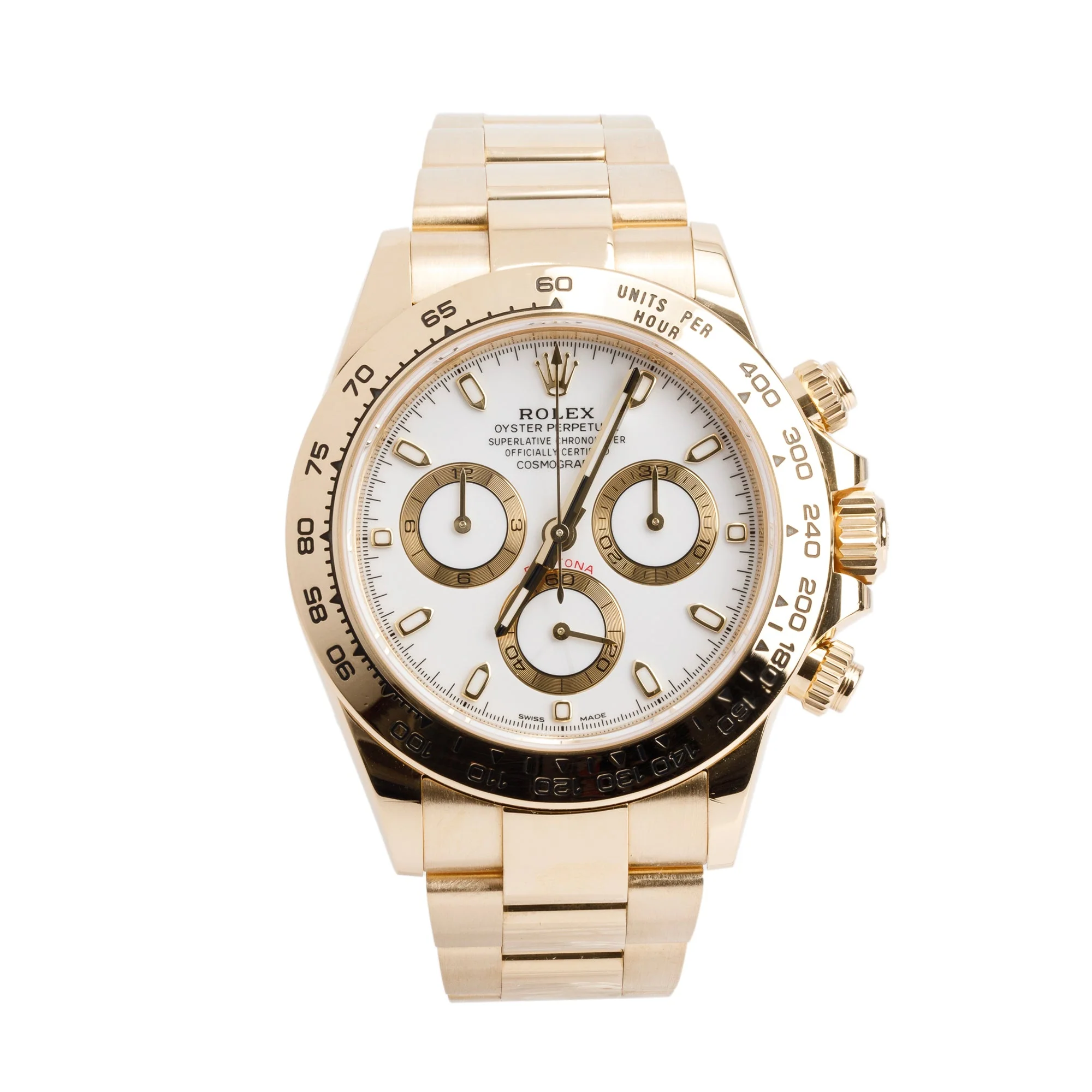 Rolex 2022 18k Yellow Gold Daytona 40 MM Chronograph Watch 116508 w/ Box & Papers