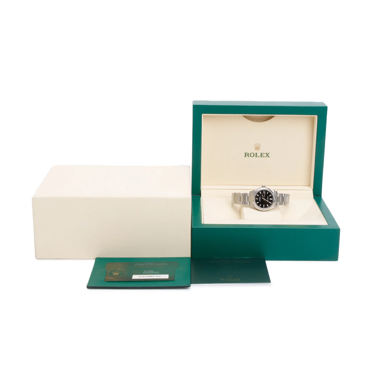 Rolex 2024 Stainless Steel Black Dial Oyster Perpetual 31 MM Watch 277200 w/ Box & Papers - Image 3