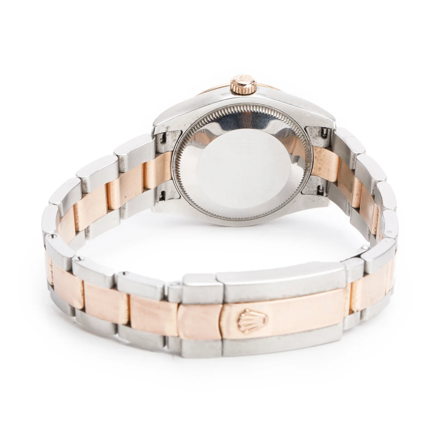 Rolex Stainless Steel & 18k Rose Gold Diamond Bezel Datejust 31 MM Watch Chocolate Diamond Dial w/ Box - Image 4