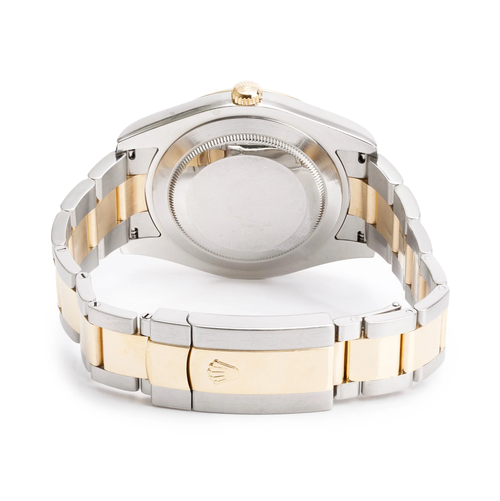Rolex Stainless Steel & 18k Yellow Gold Oyster Perpetual Datejust 41 MM Watch Wimbledon Dial 116333 w/ Box & Papers - Image 4