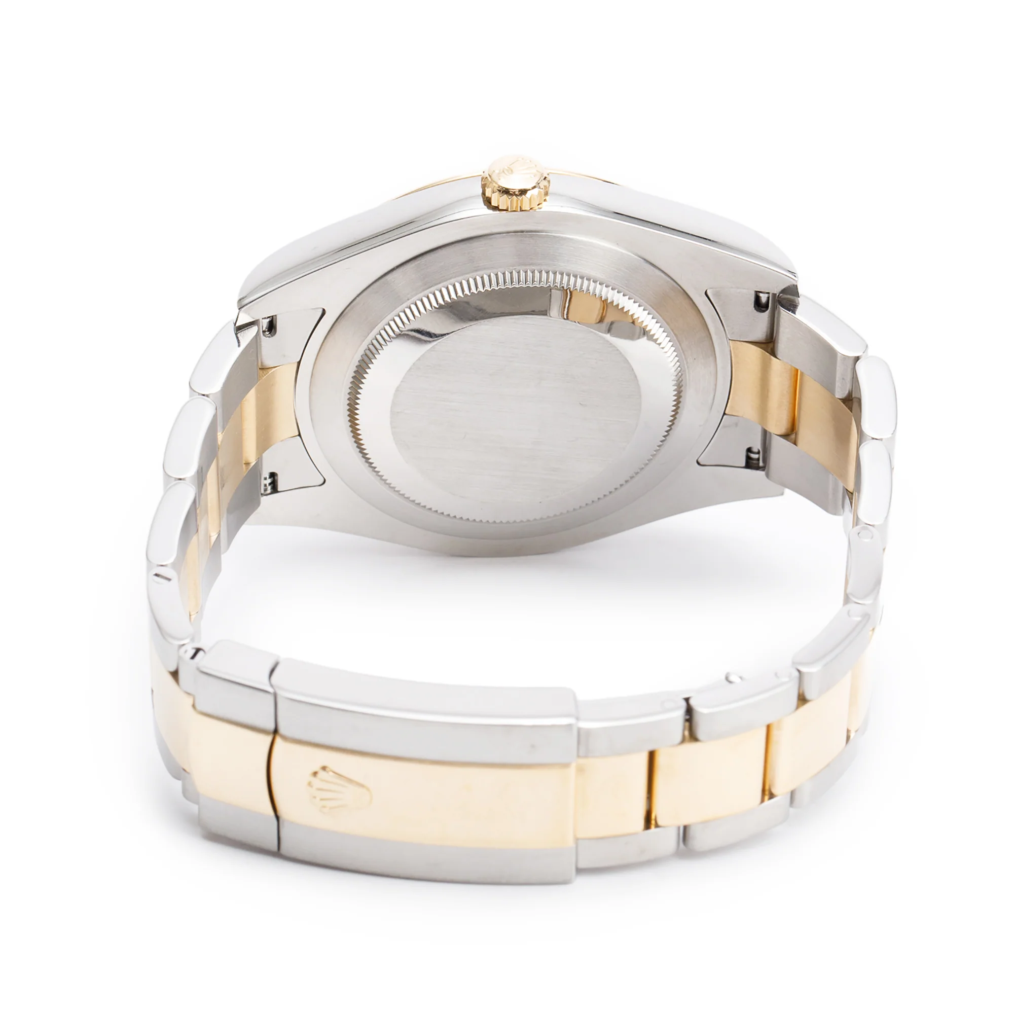 Rolex Stainless Steel & 18k Yellow Gold Oyster Perpetual Datejust 41 MM Watch Wimbledon Dial 116333 w/ Box & Papers - Image 4