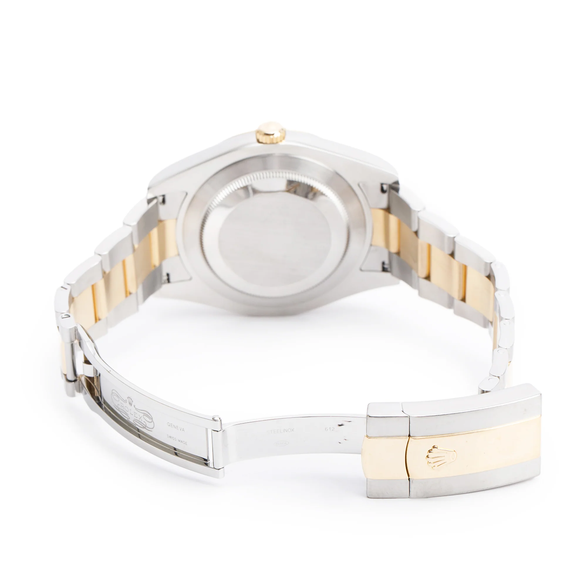 Rolex Stainless Steel & 18k Yellow Gold Oyster Perpetual Datejust 41 MM Watch Wimbledon Dial 116333 w/ Box & Papers - Image 5
