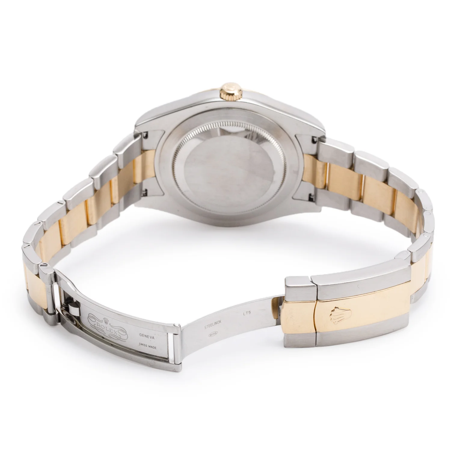 Rolex Stainless Steel & 18k Yellow Gold Oyster Perpetual Datejust II 41 MM Watch Gold Dial 116333 - Image 4