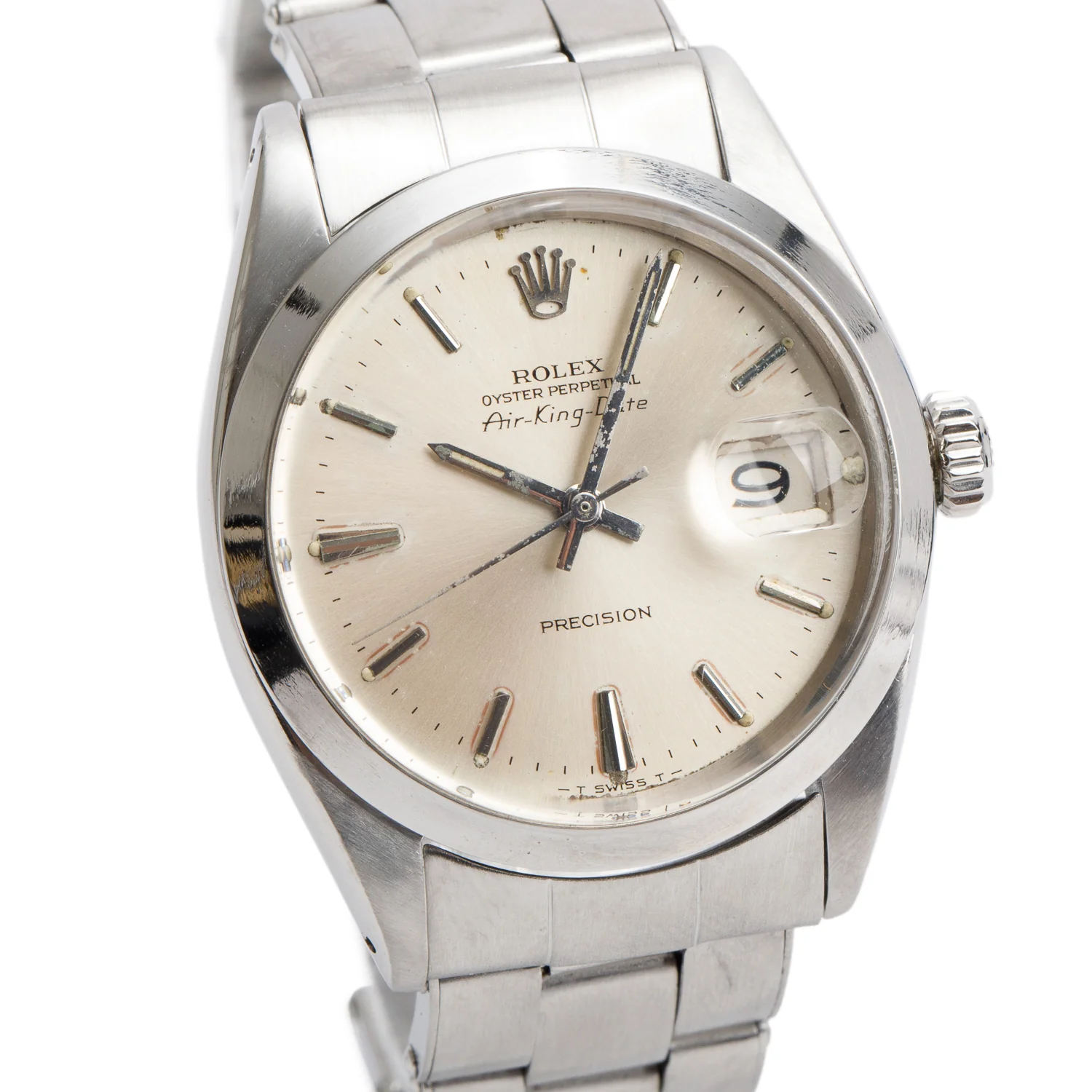 Rolex Stainless Steel Air King Date 34 MM Watch 5700 - Image 2
