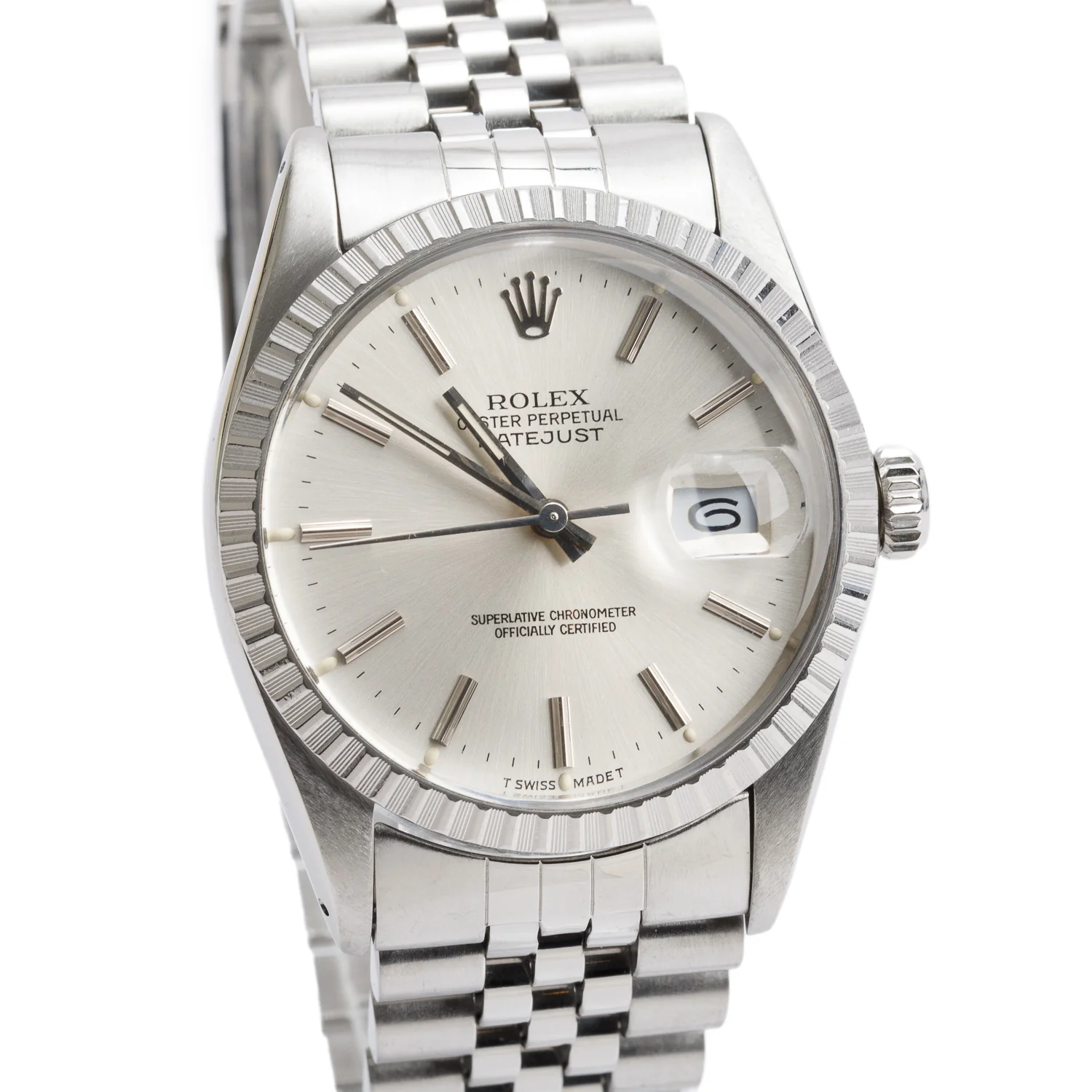 Rolex Stainless Steel Datejust 36 MM Automatic Watch 16030 w/ Box & Papers - Image 3