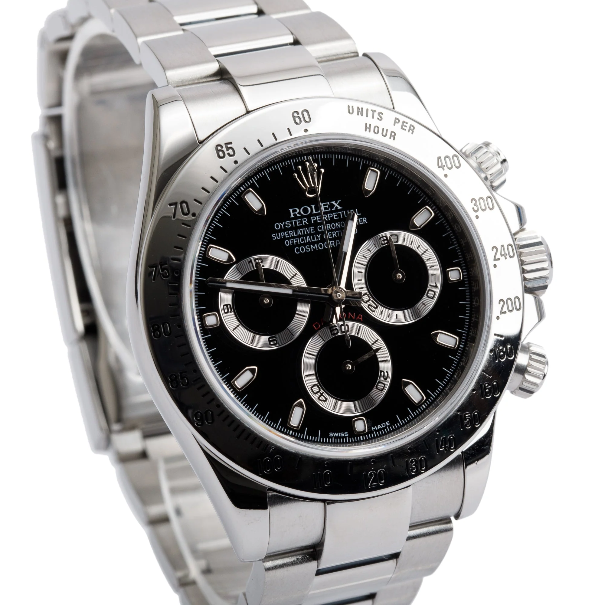 Rolex Stainless Steel Daytona 40 MM Chronograph Watch 116520 w/ Box & Papers - Image 3