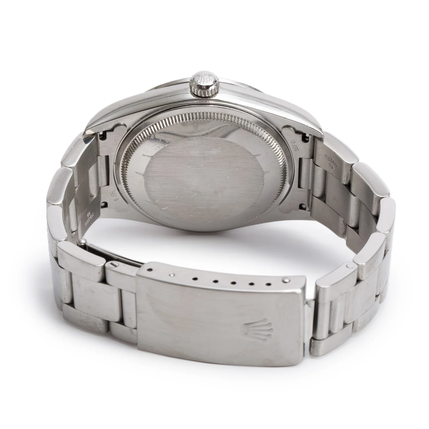 Rolex Stainless Steel Oyster Perpetual Air King 34 MM Watch White Dial 14000 - Image 3