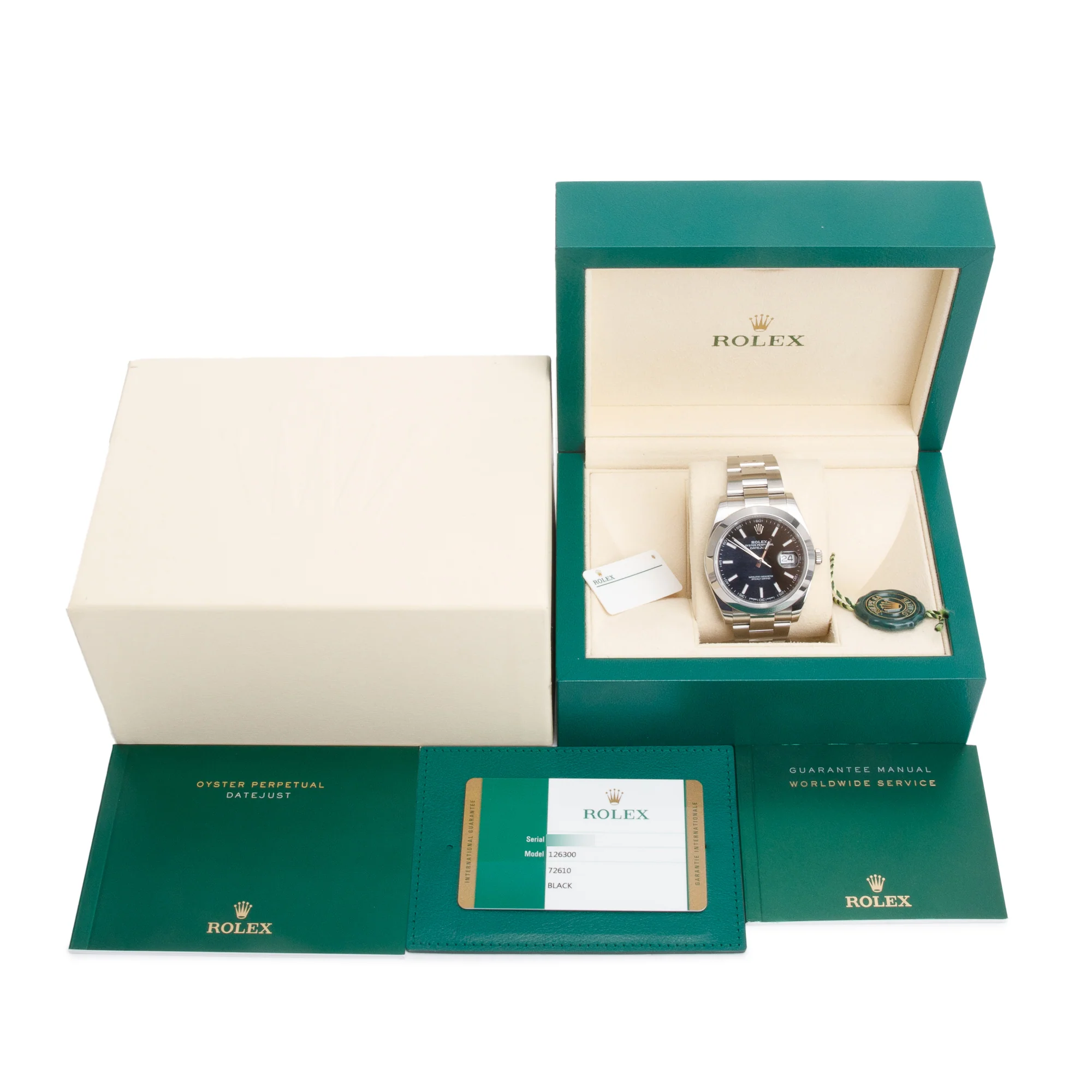 Rolex Stainless Steel Oyster Perpetual Datejust 41 MM Watch 126300 w/ Box & Papers - Image 2