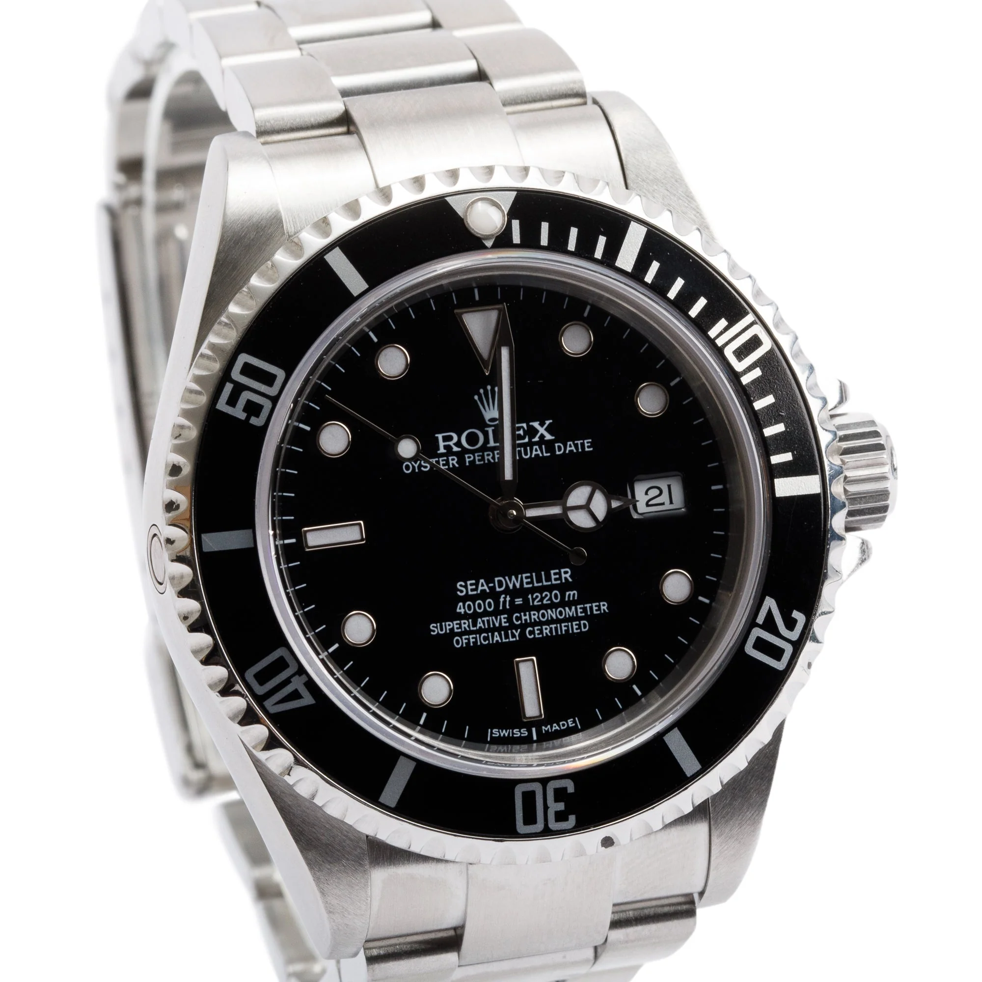 Rolex Stainless Steel Sea-Dweller 40 MM Automatic Watch 16600T - Image 2