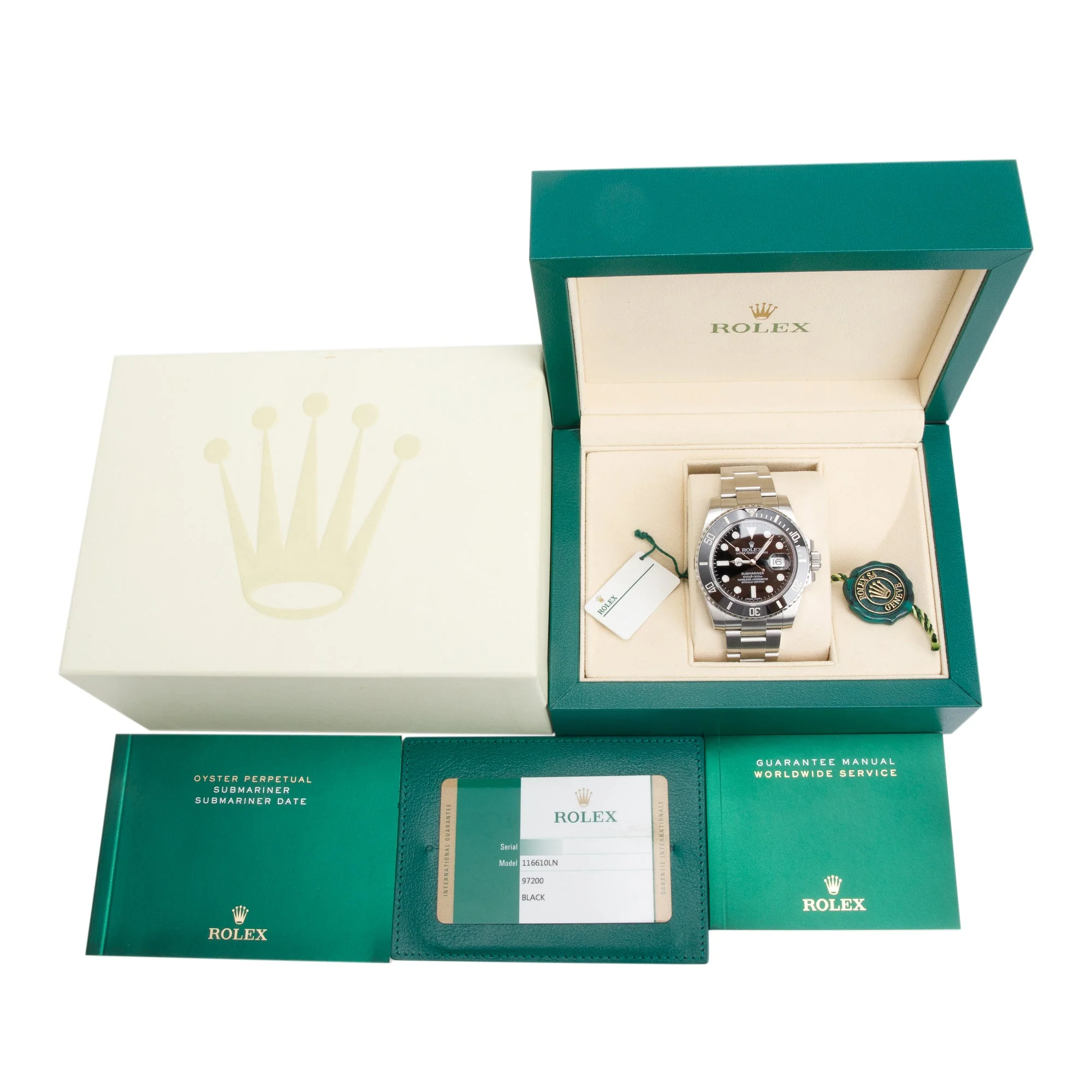 Rolex Stainless Steel Submariner Date 40 MM Automatic Watch 116610LN w/ Box & Papers - Image 3