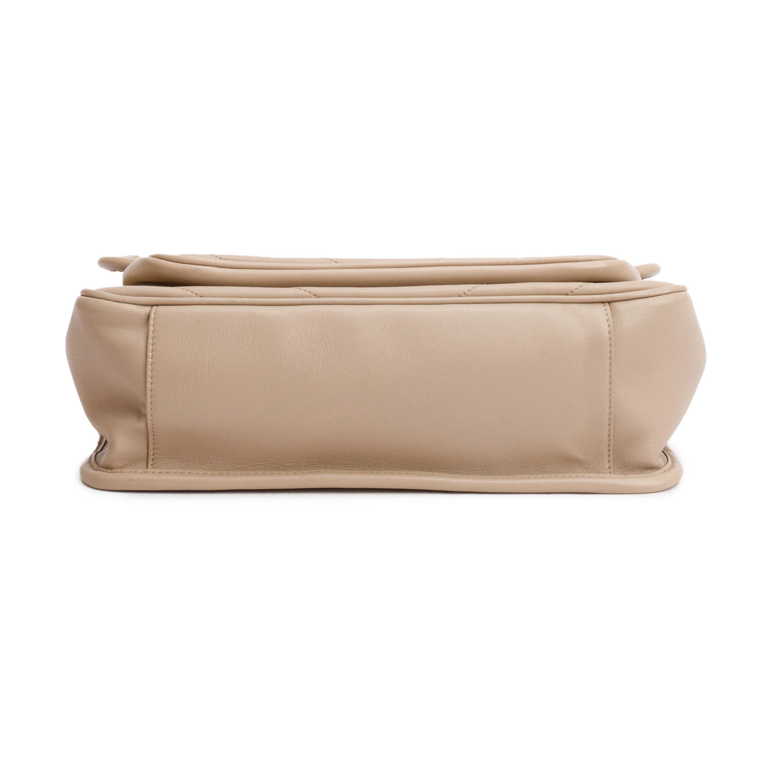 Saint Laurent 2020 Beige Lambskin Matelasse Monogram Medium Niki Chain Satchel w/ Box - Image 8