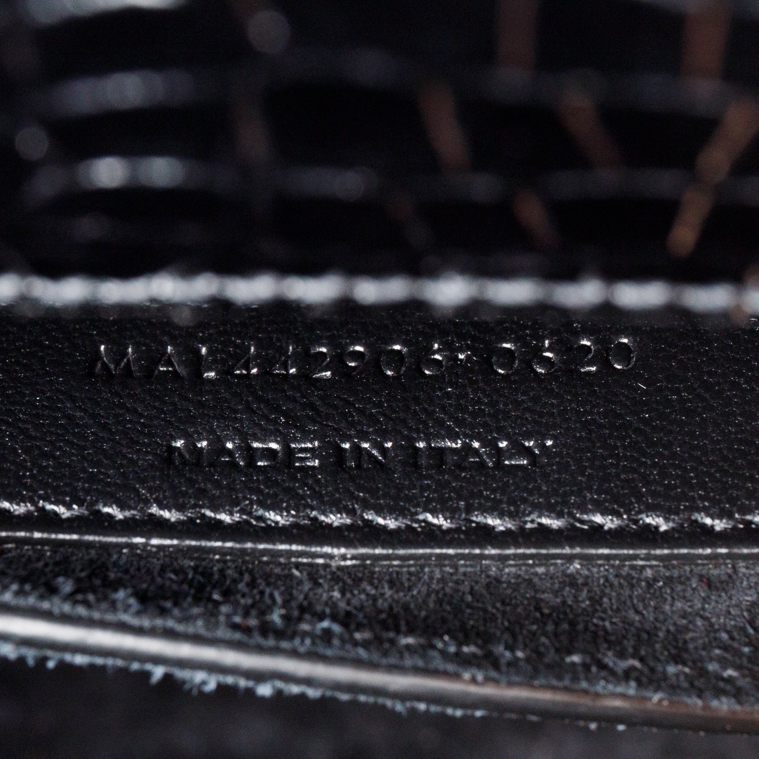 Saint Laurent 2020 Black Croc Embossed Calfskin Medium Sunset Bag w/ Receipt - Image 9