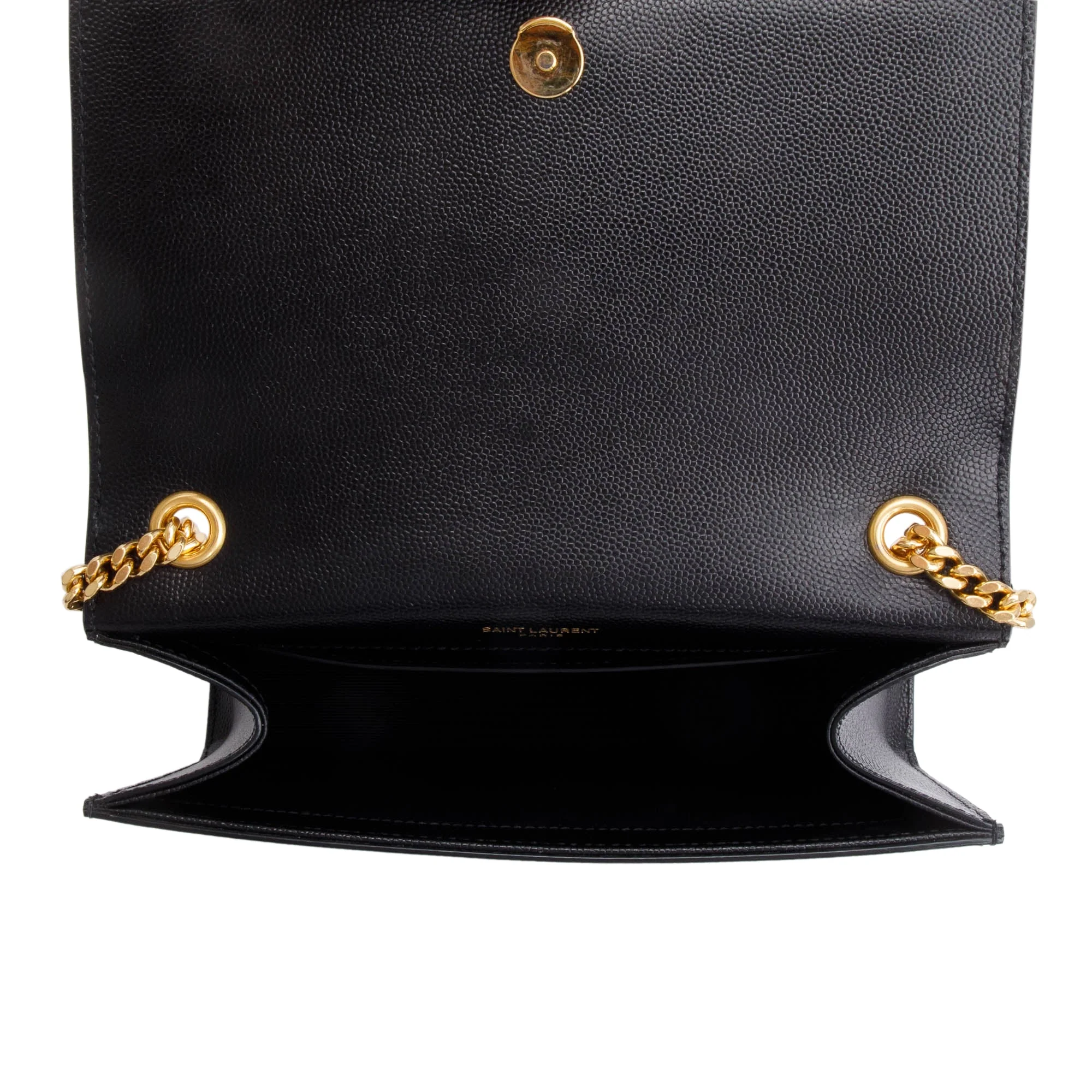 Saint Laurent 2020 Black Grain De Poudre Leather Small Kate Bag w/ Box - Image 10