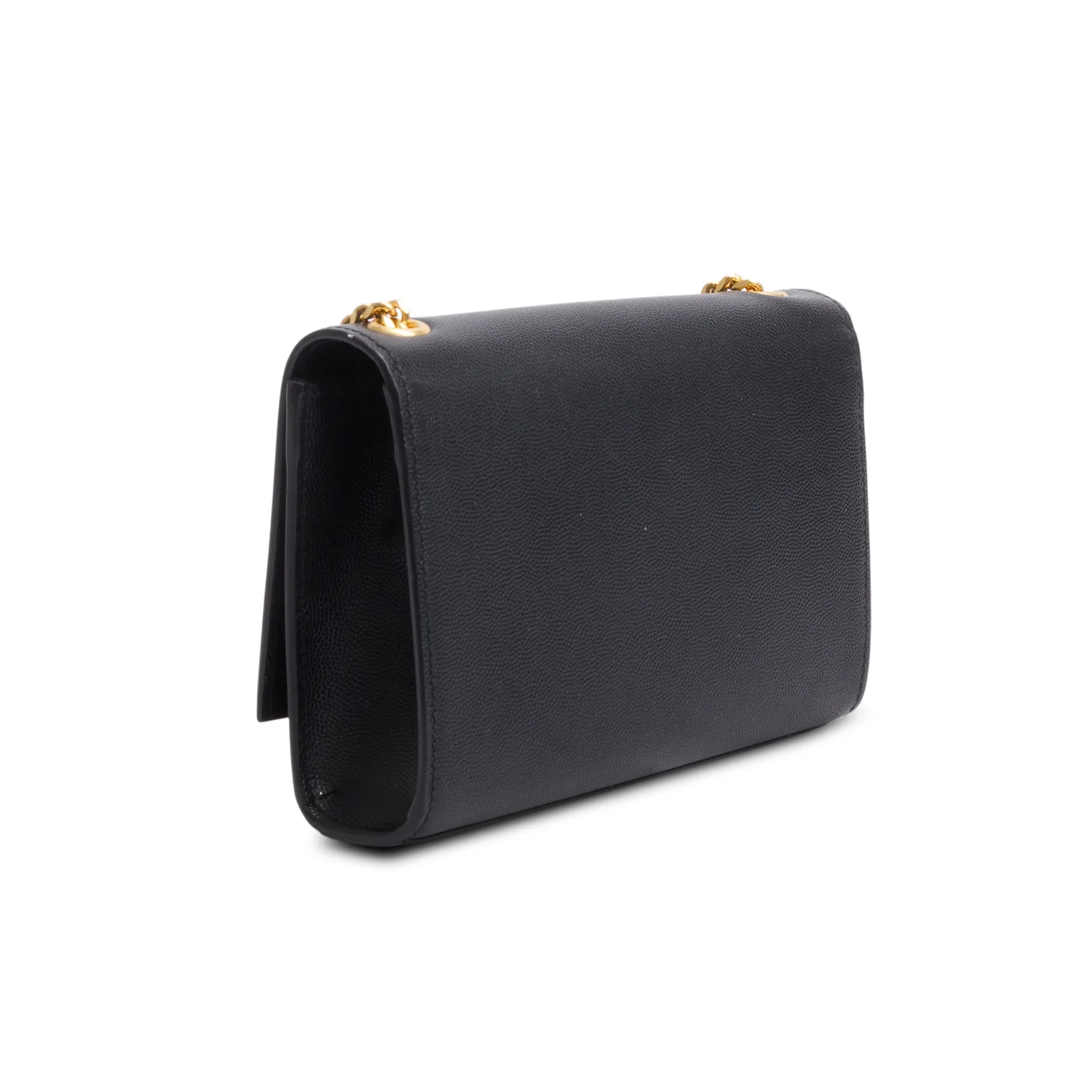 Saint Laurent 2020 Black Grain De Poudre Small Monogram Kate Satchel w/ Box - Image 7