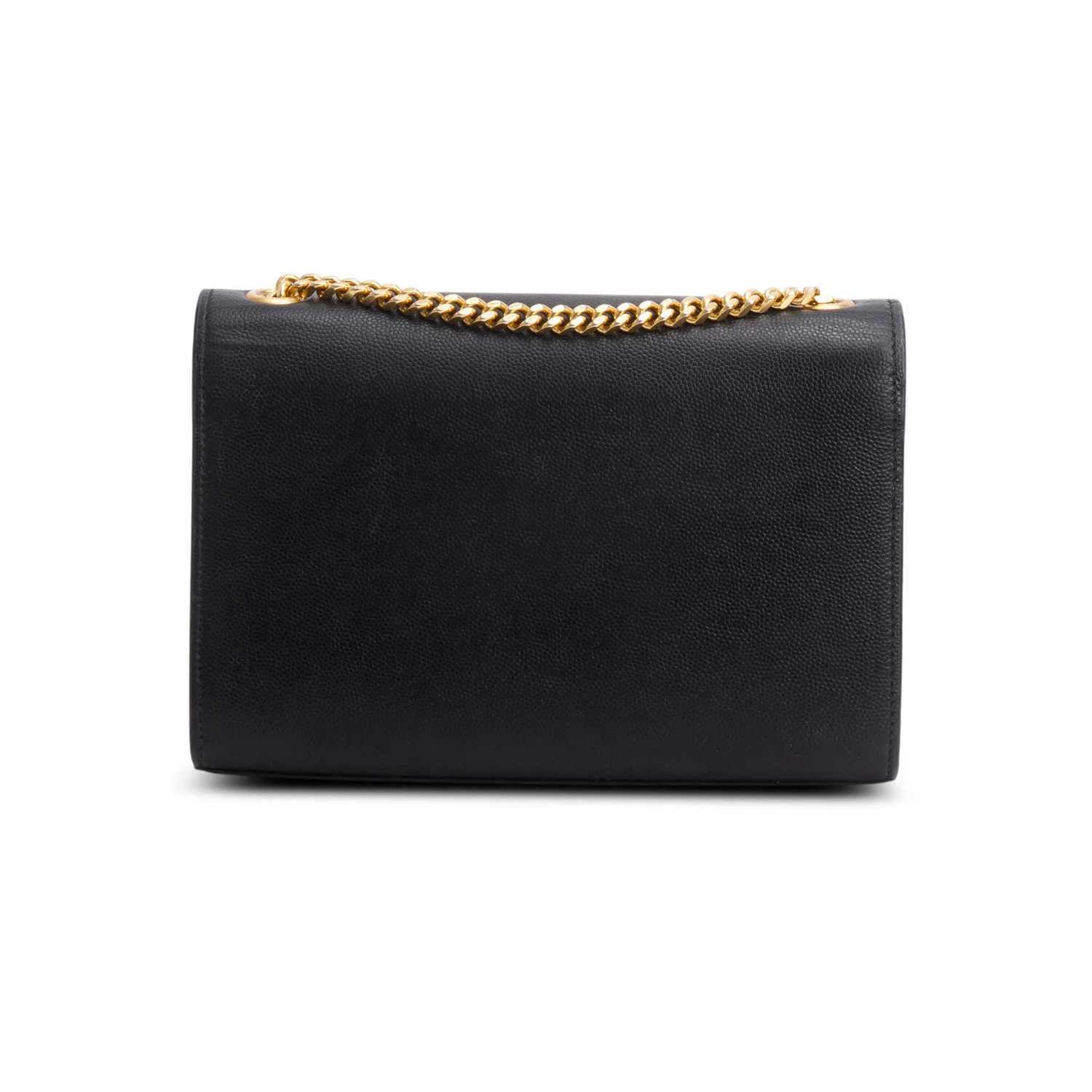 Saint Laurent 2020 Black Grain De Poudre Small Monogram Kate Satchel w/ Box - Image 6