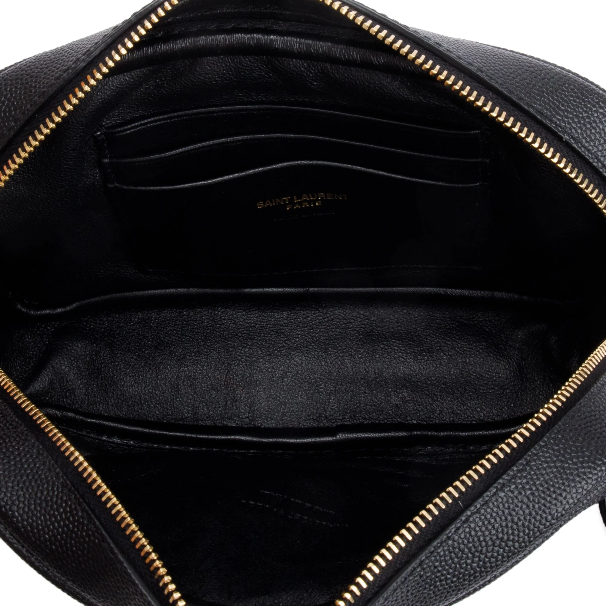 Saint Laurent 2020 Black Quilted Leather Mini Lou Camera Bag w/ Box - Image 8
