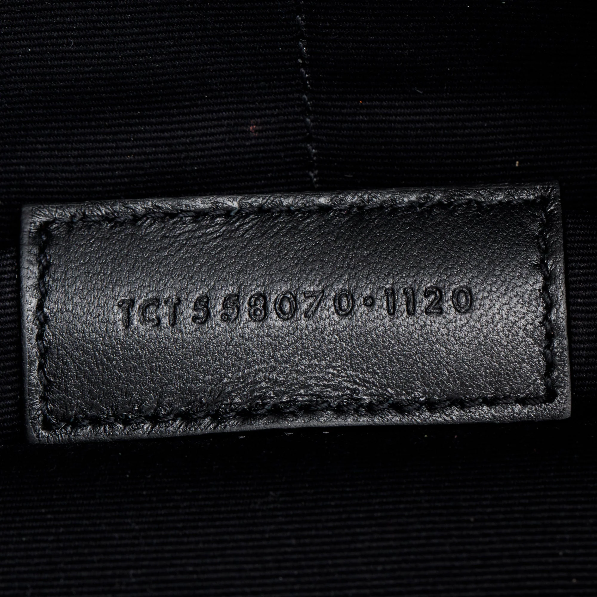 Saint Laurent 2020 Grey Crocodile Embossed Leather Cassandre Tablet Pouch w/ Wrist Strap - Image 6