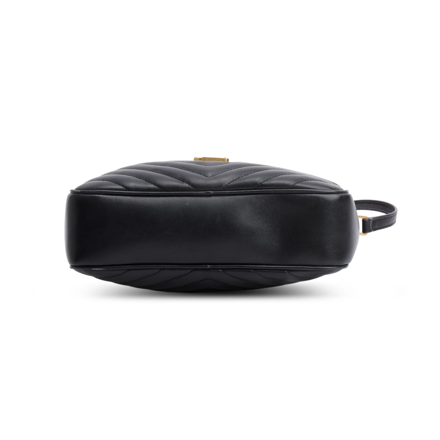 Saint Laurent 2021 Black Calfskin Matelasse Monogram Lou Camera Bag w/ Box - Image 8