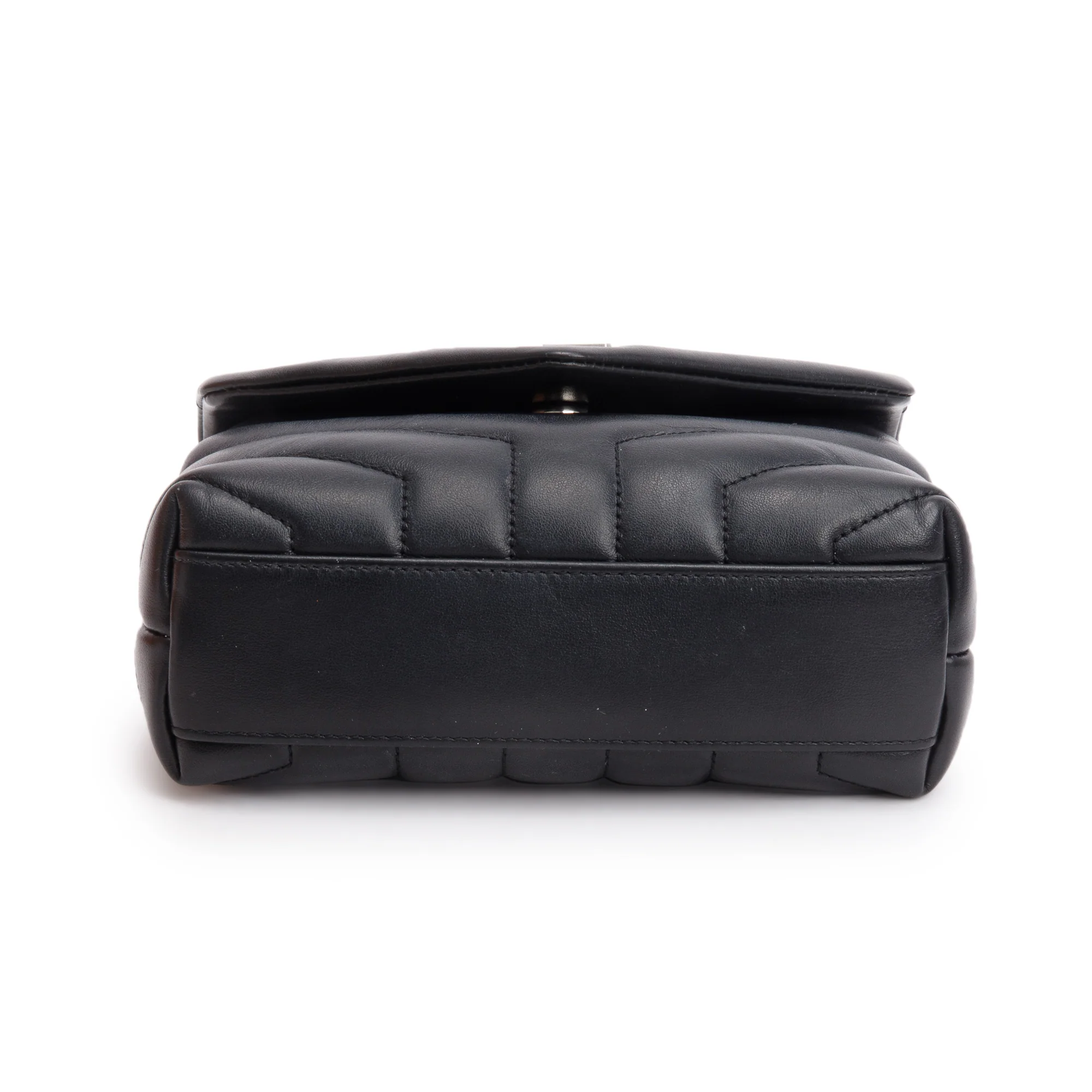Saint Laurent 2021 Black Monogram Matelasse Toy Loulou Crossbody Bag w/ Box - Image 8
