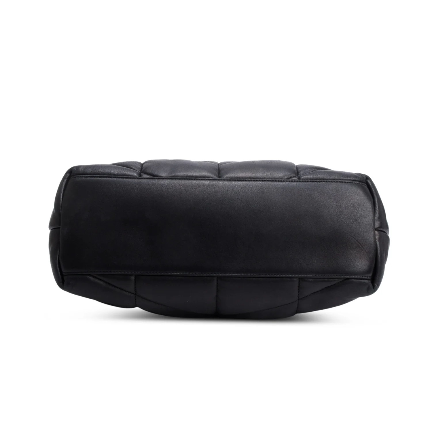Saint Laurent 2021 Black Nappa Leather Medium Puffer Loulou Shoulder Bag - Image 7